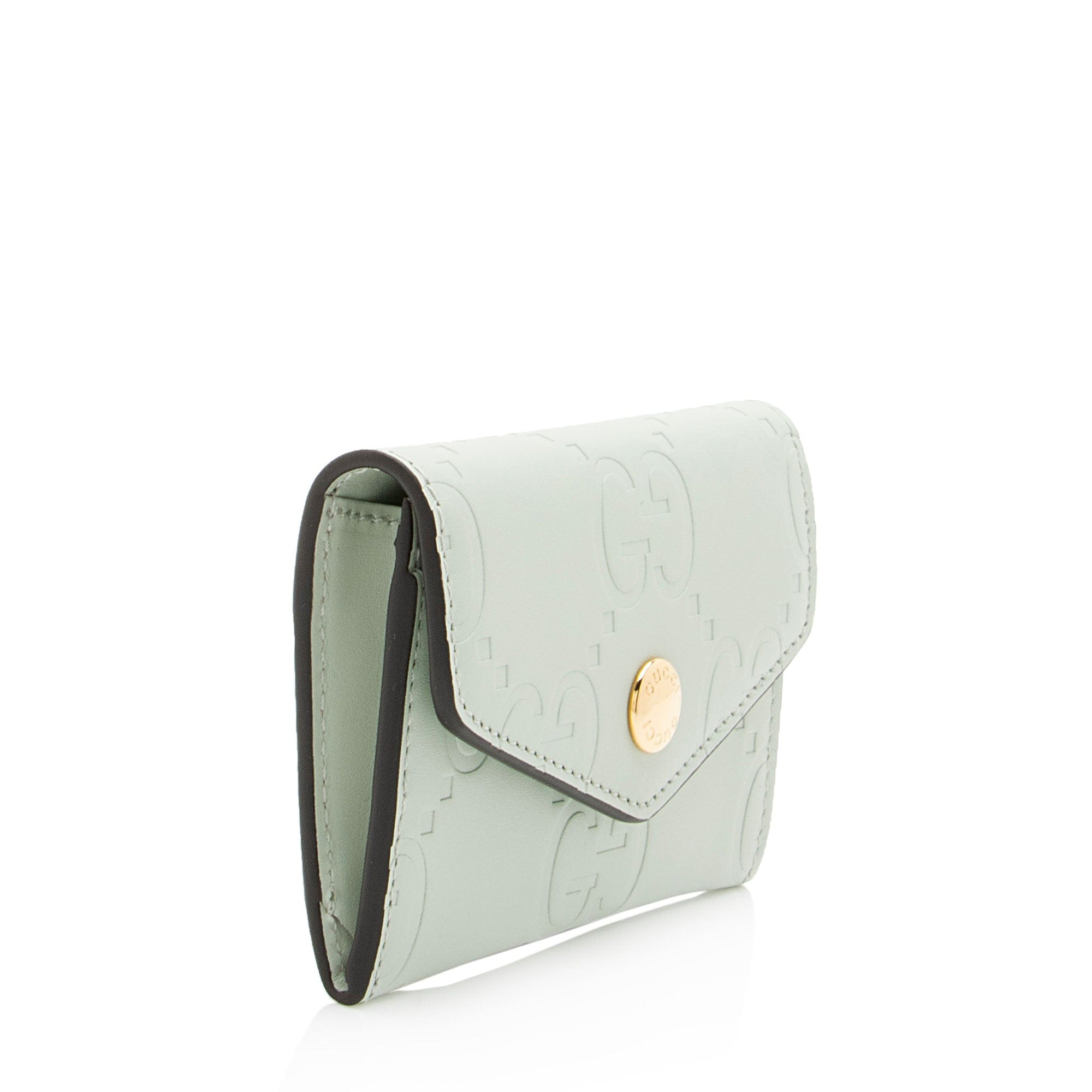 Gucci Jumbo GG Leather Card Case