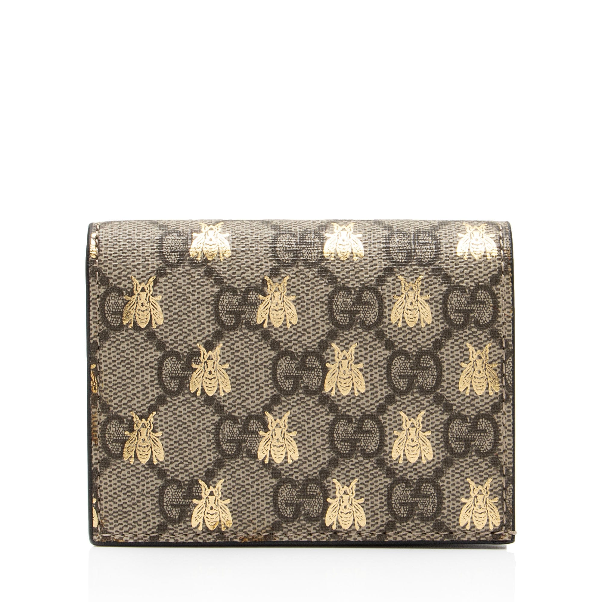 Gucci GG Supreme Bee Card Case