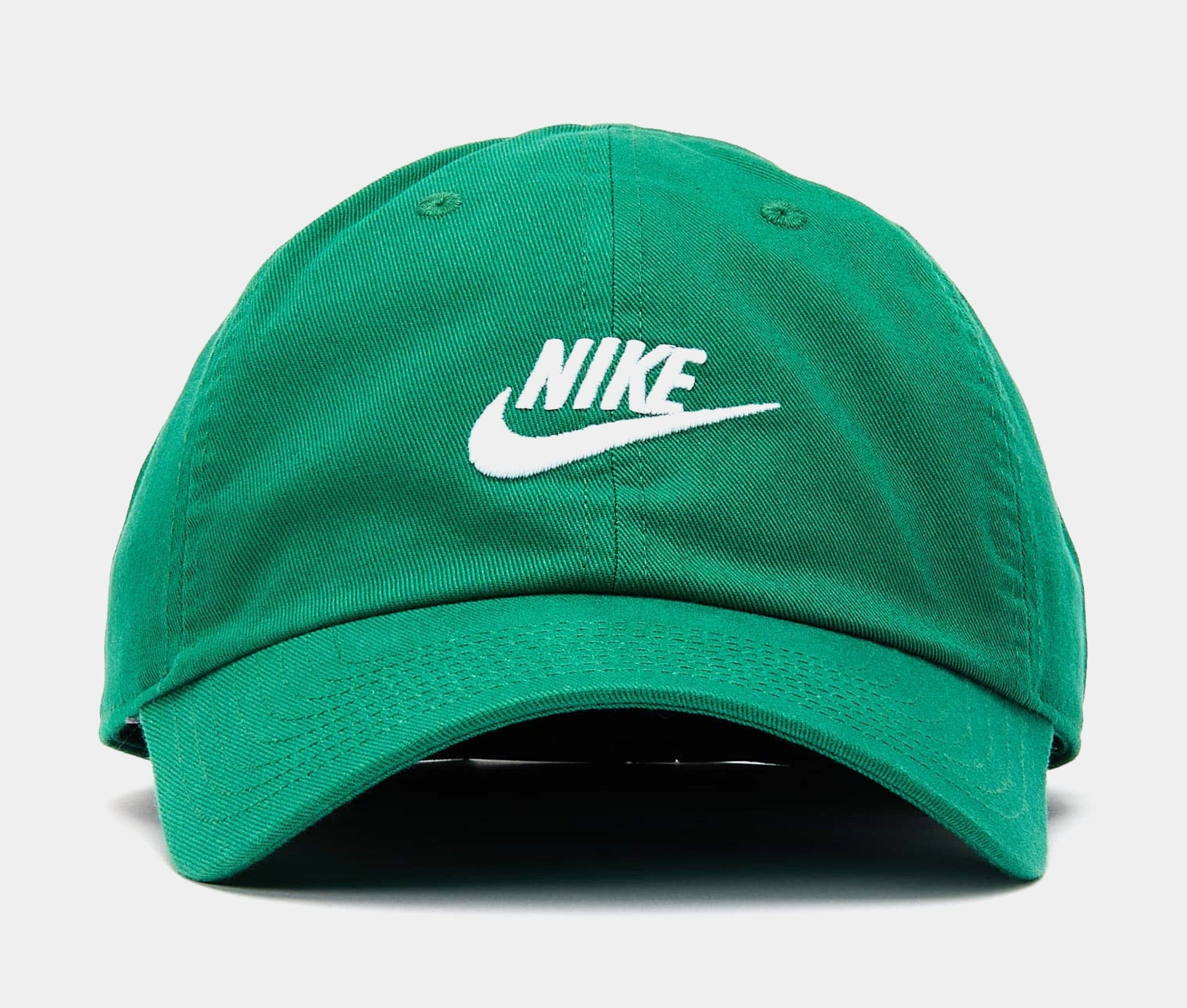 Nike Club Unstructured Futura Wash Mens Hat (Green/White)