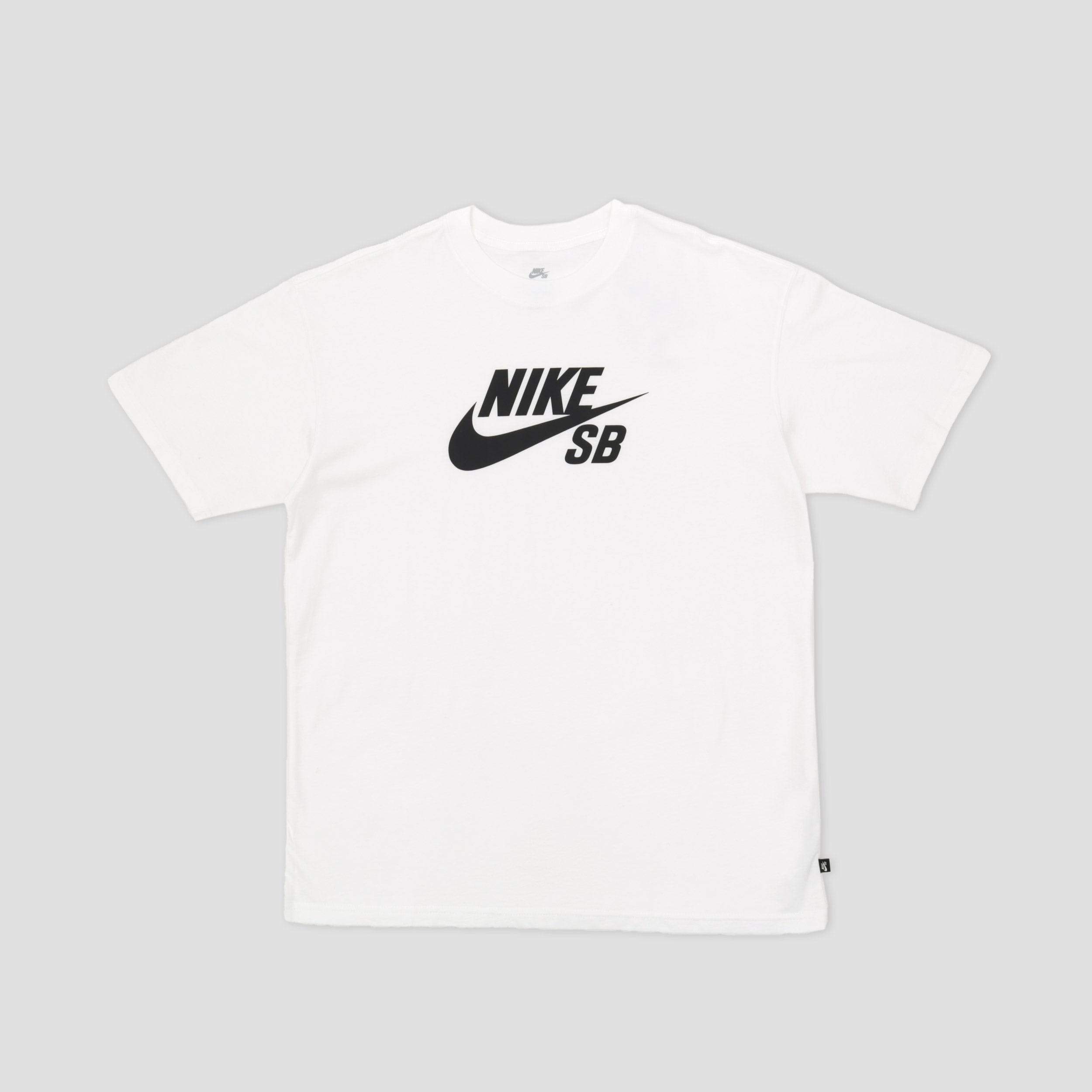 Nike SB Large Logo T - Shirt White / Black