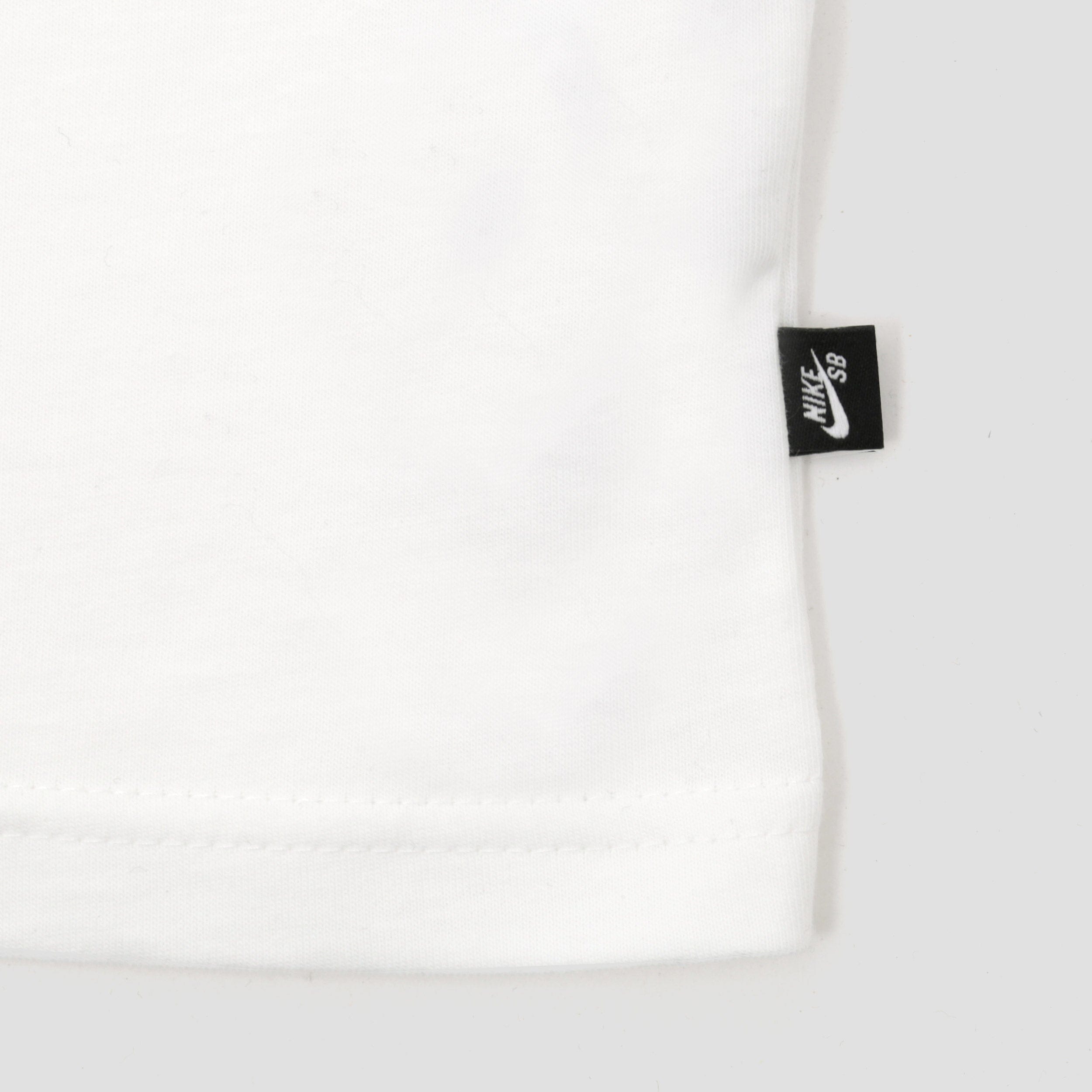 Nike SB Large Logo T - Shirt White / Black