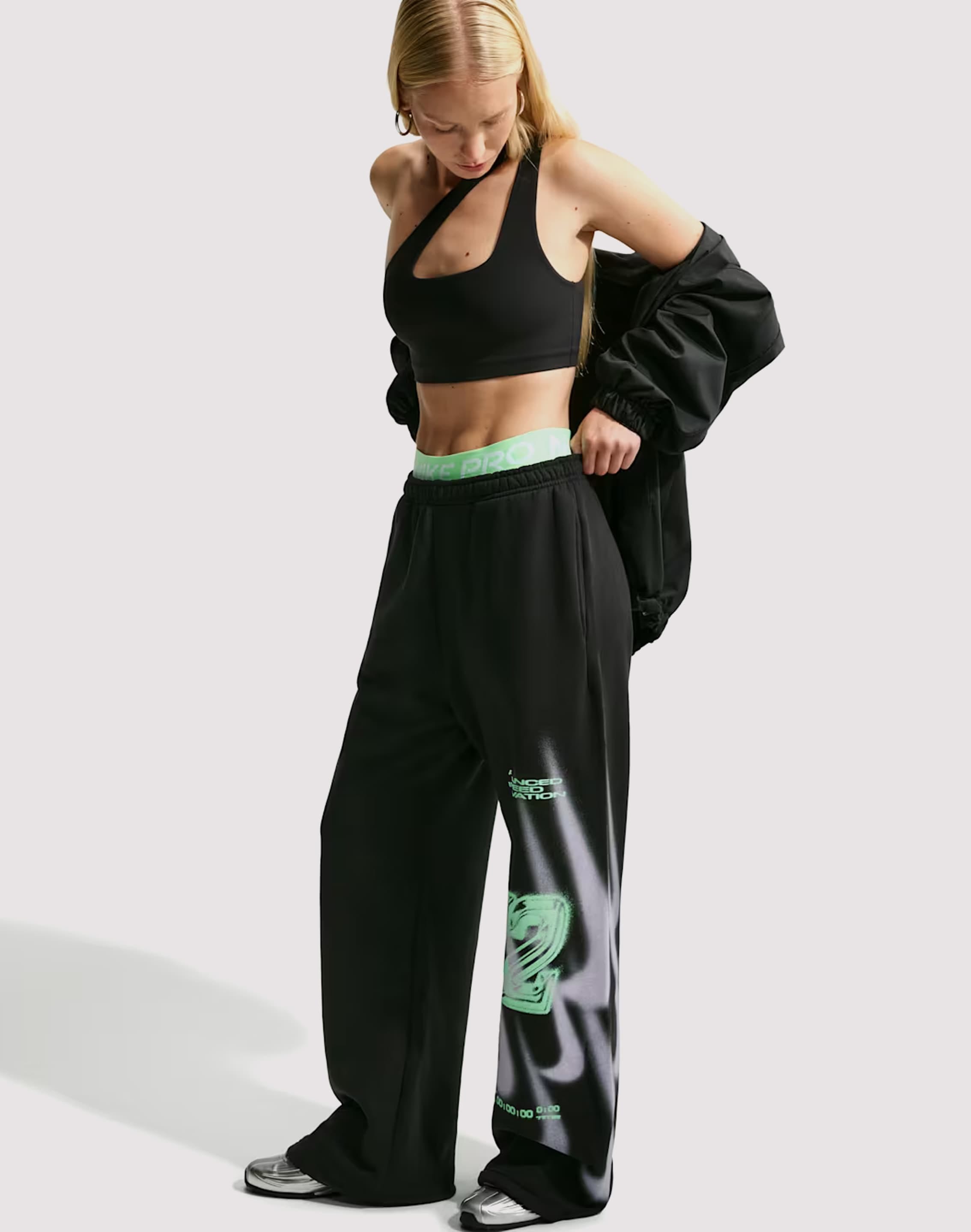 Nike Studio Fleece High - Rise Pants