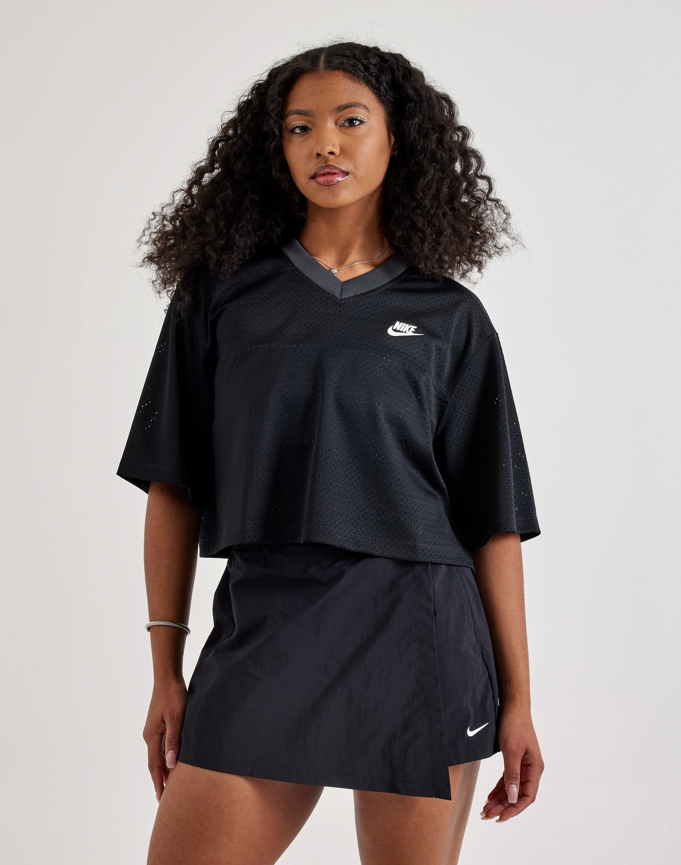 Nike Heritage Festival Cropped Mesh Jersey