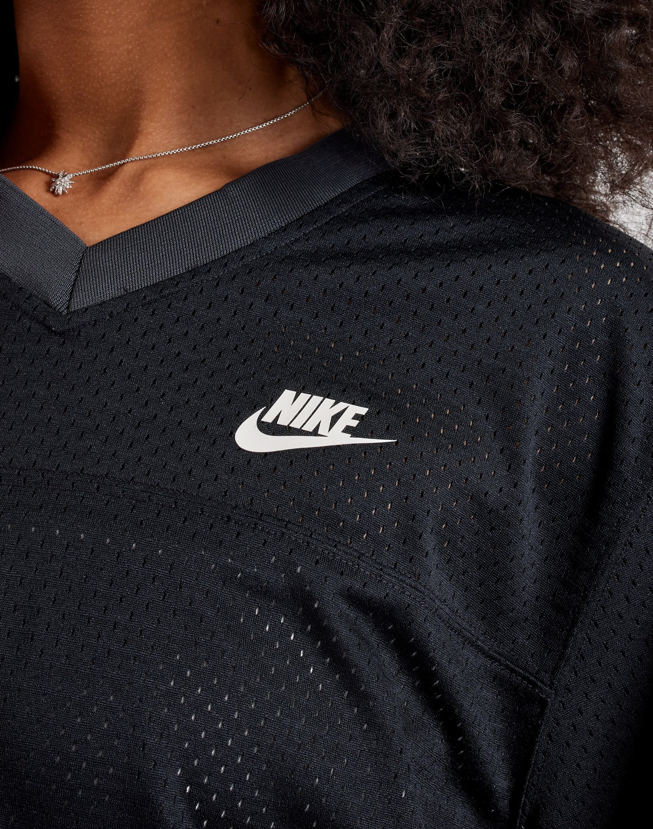 Nike Heritage Festival Cropped Mesh Jersey
