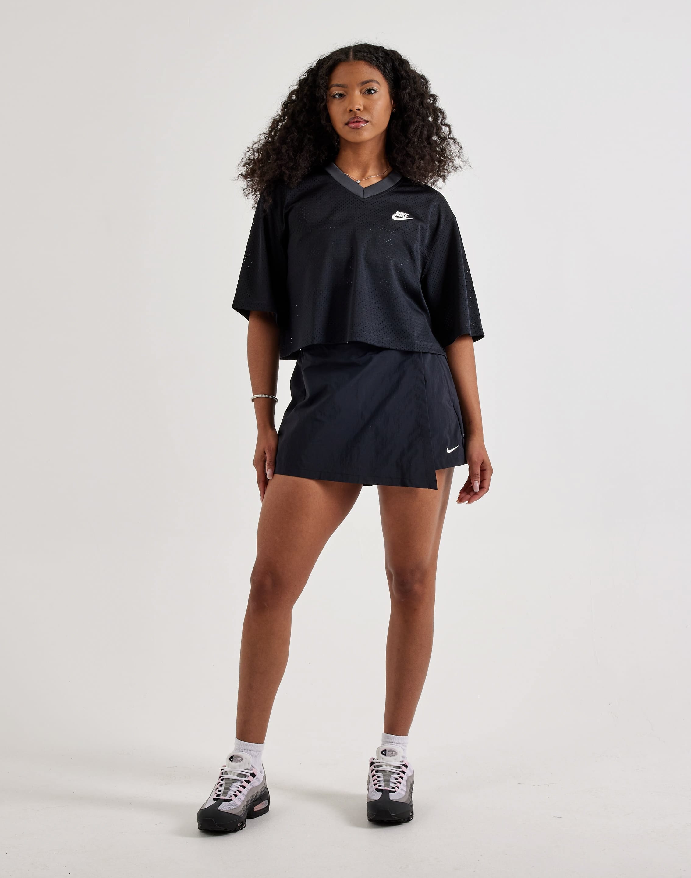 Nike Heritage Festival Cropped Mesh Jersey