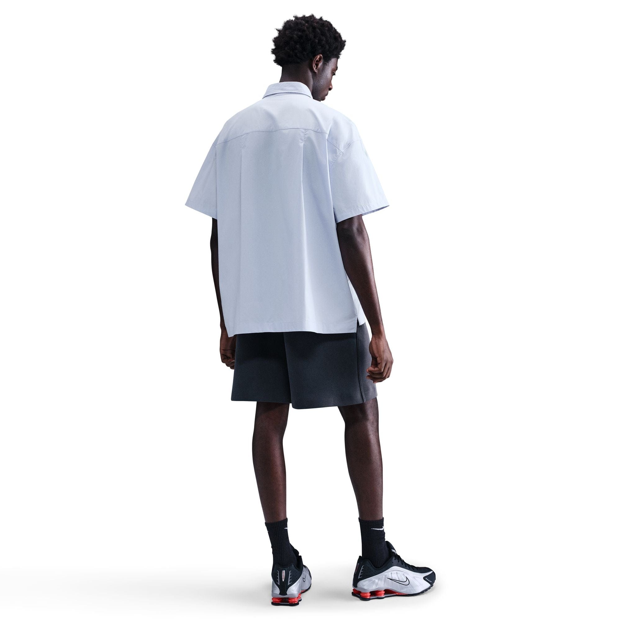 Nike Mens Club Short - Sleeve Button Down Shirt