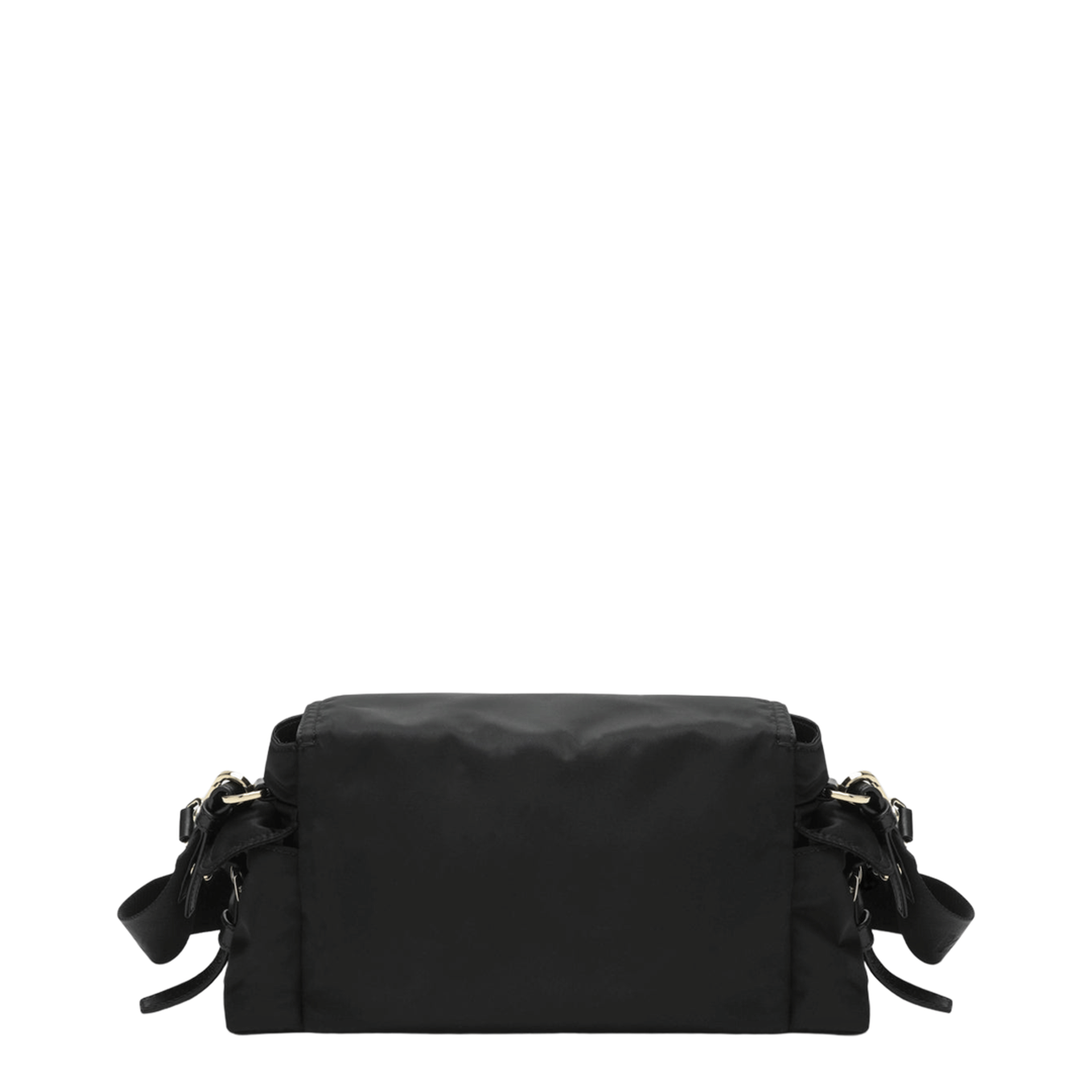 Prada Explore Medium Re - Nylon Shoulder Bags - Nero
