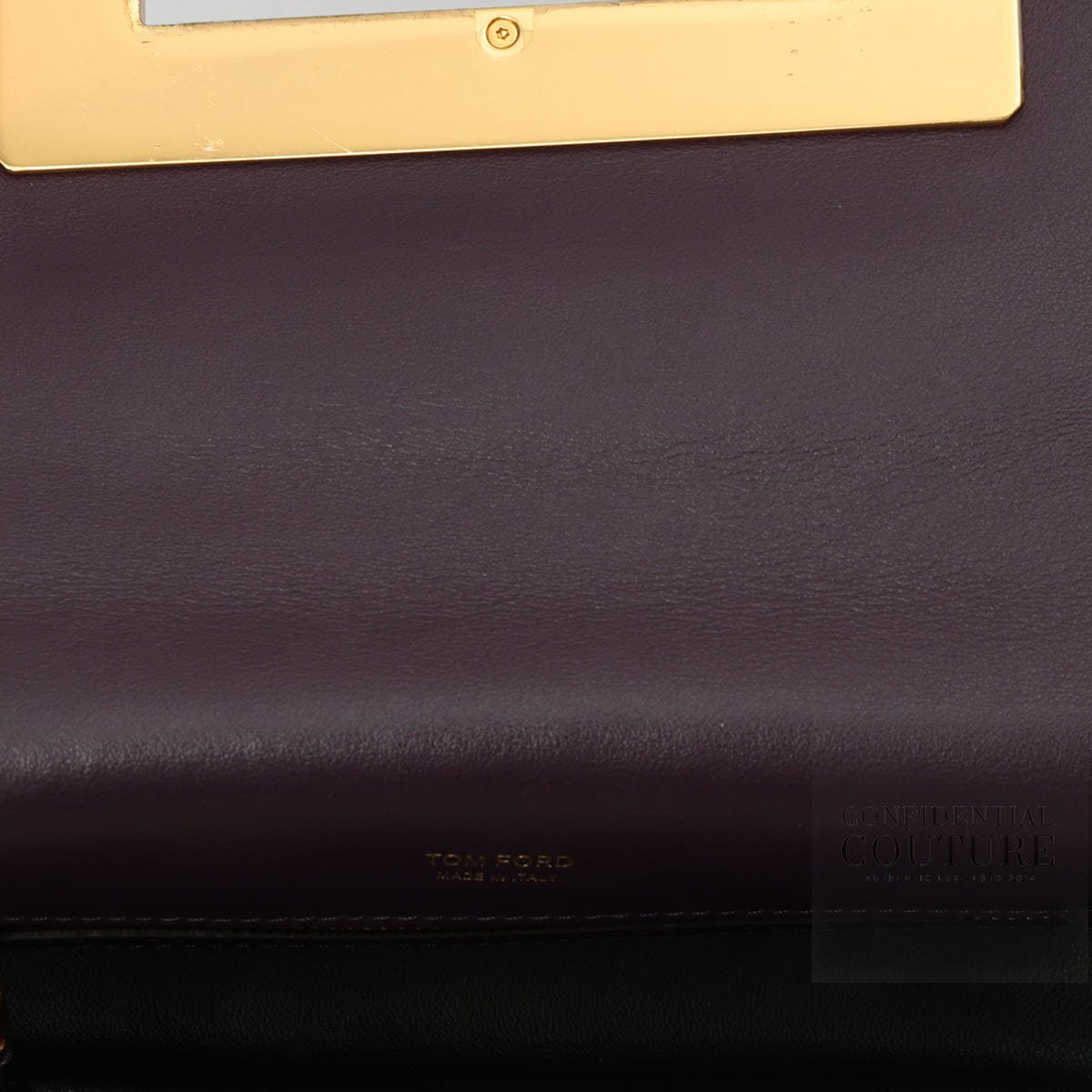 TOM FORD Eggplant Natalia Medium Shoulder bag
