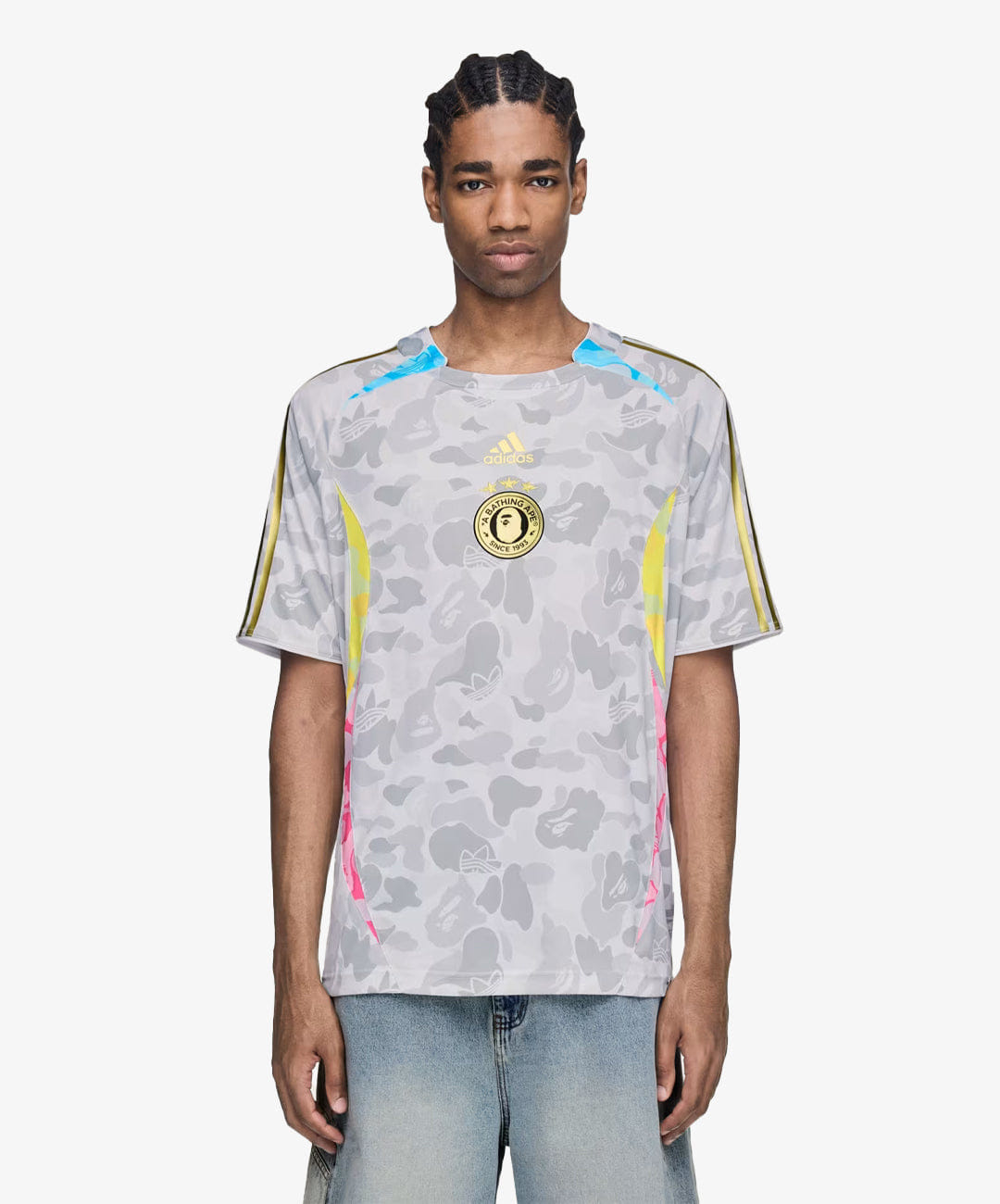 Adidas Originals | TEAMGEIST T-Shirt BAPE A { WHITE