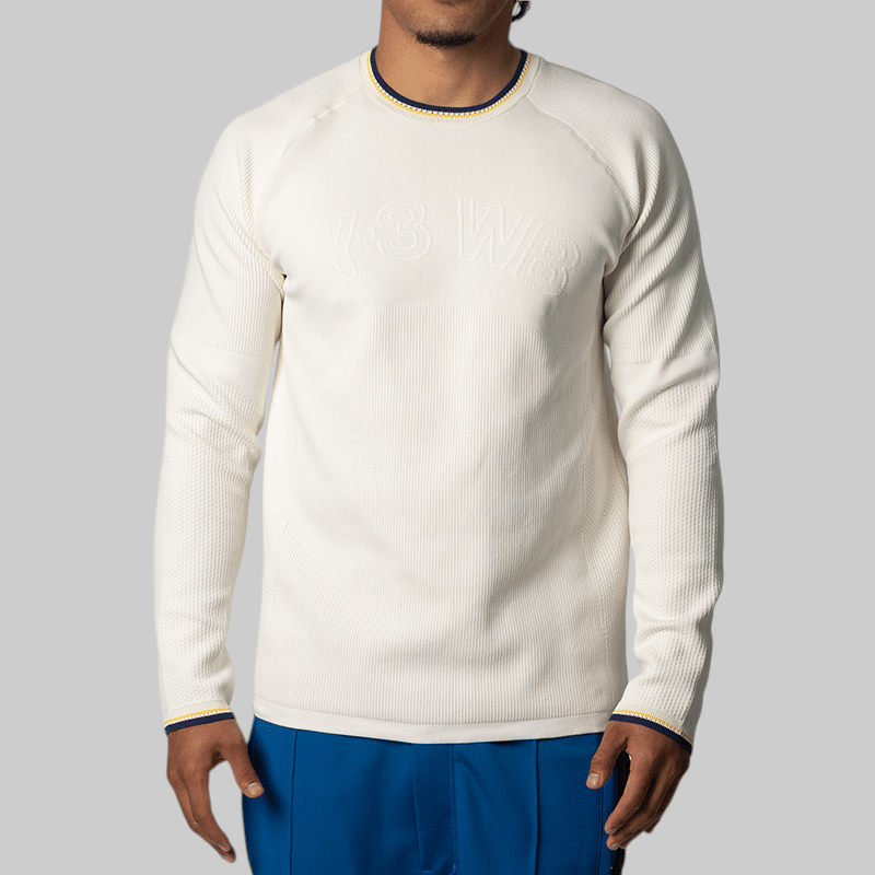 adidas Y - 3 by Wales Bonner Knit Base Top - Cream White
