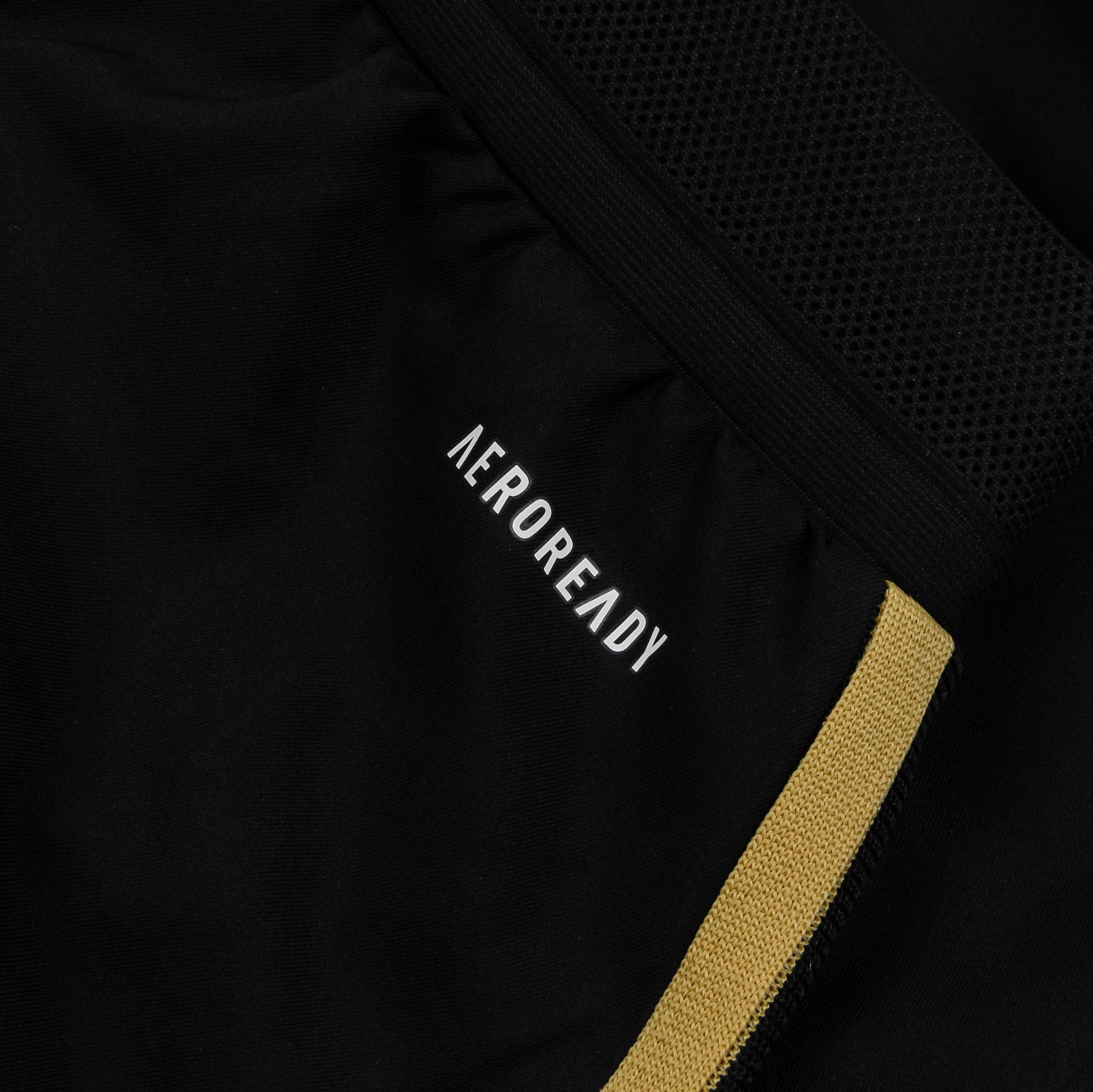 adidas Mexico 25 Gold Mens Shorts (Black/Gold)