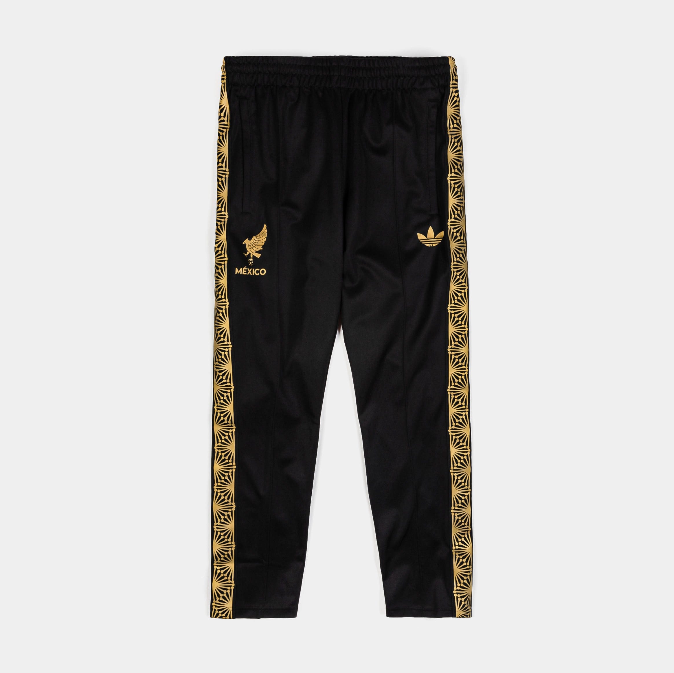 adidas Mexico National Knit FMF Track Mens Pants (Black/Gold)