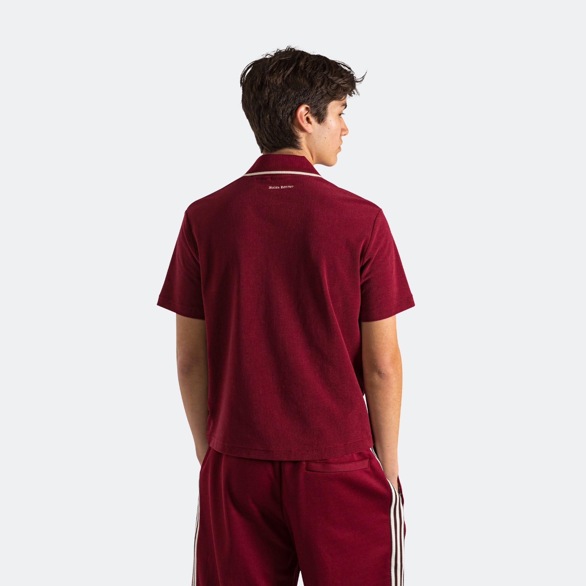 adidas Terry Polo x Wales Bonner - Collegiate Burgundy