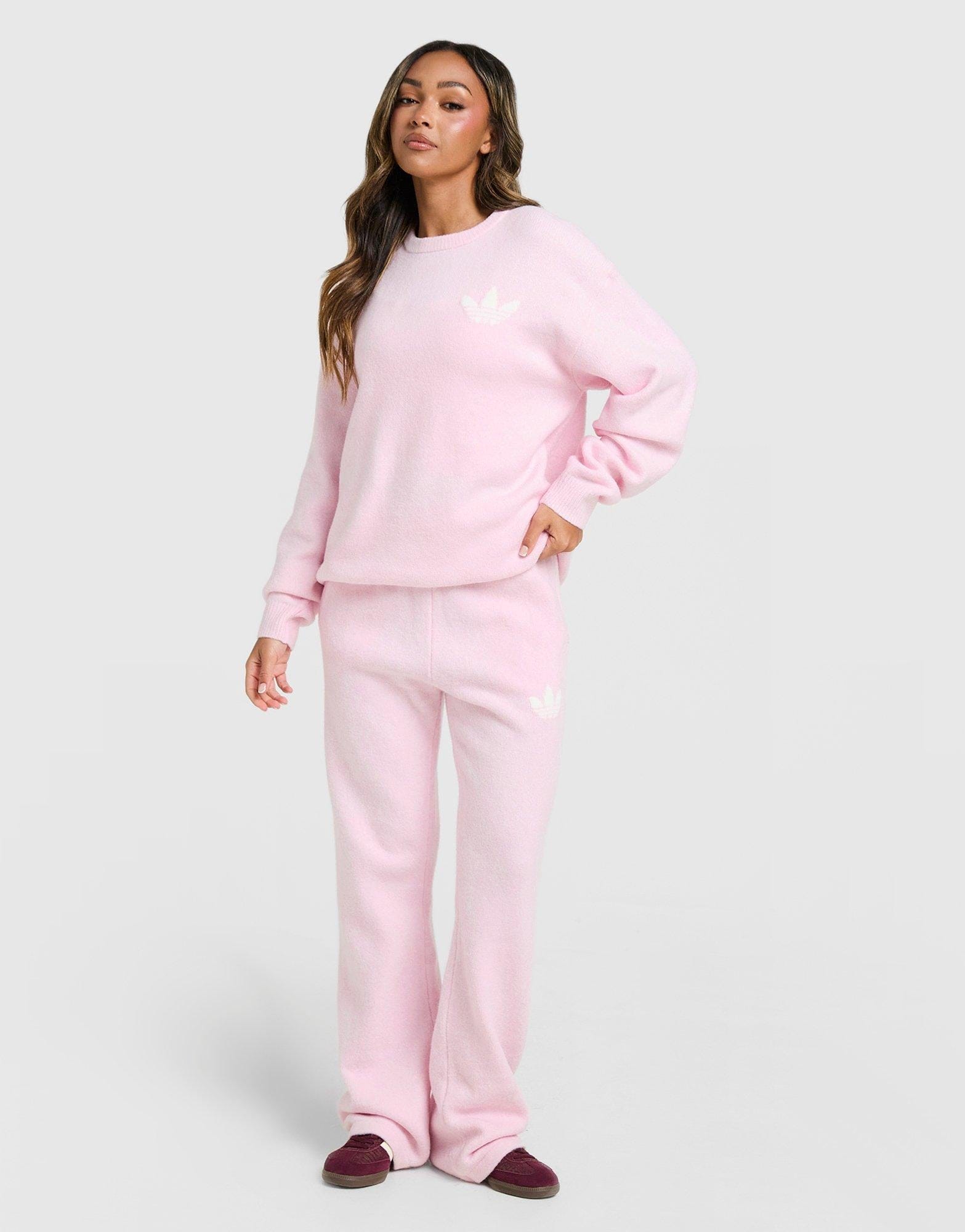 adidas Trefoil Knit Crew Sweatshirt