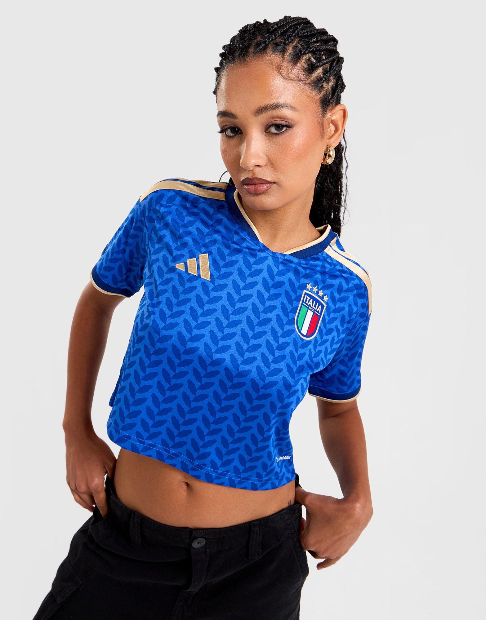adidas Italy 26 Home Replica Cropped Jersey