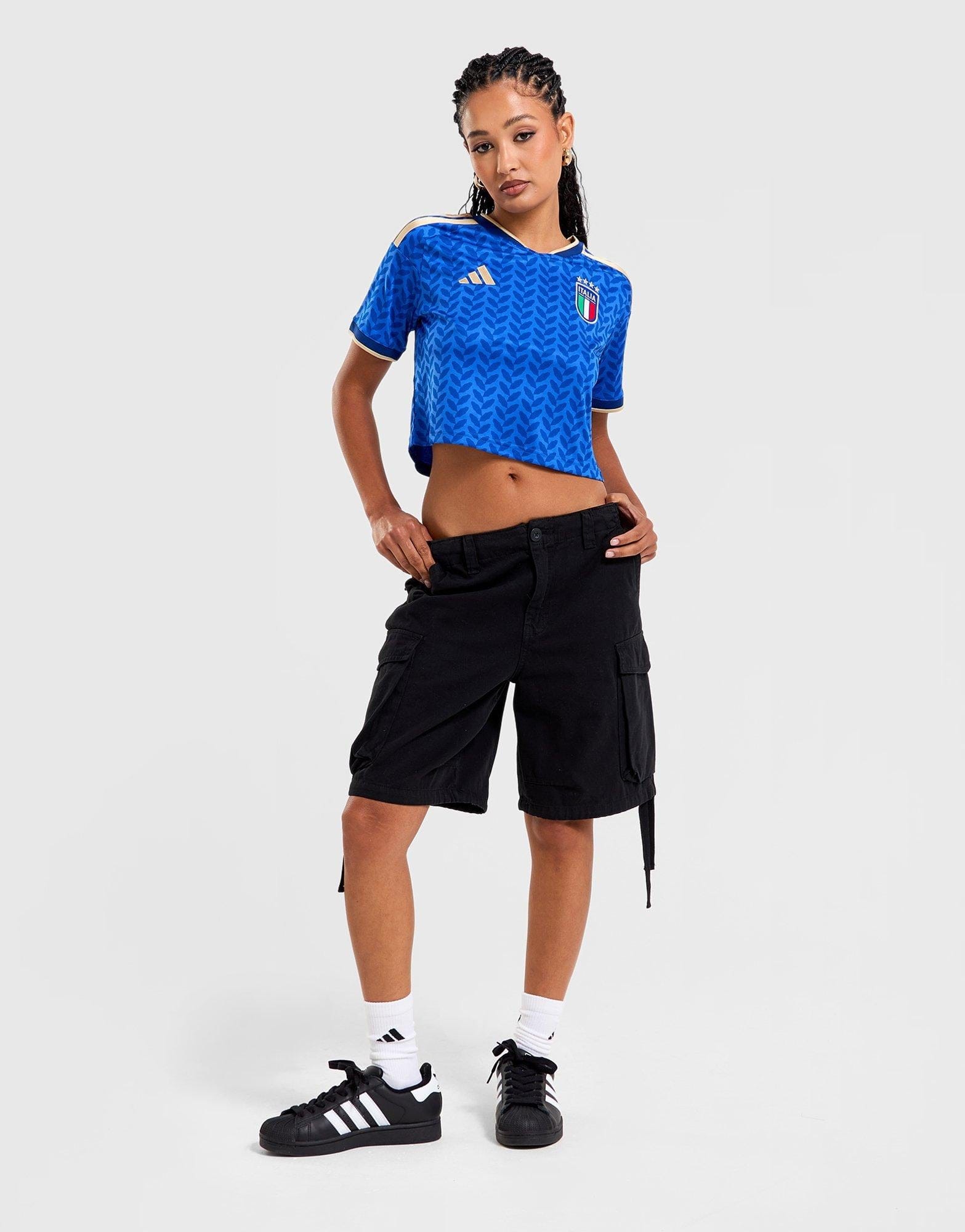 adidas Italy 26 Home Replica Cropped Jersey