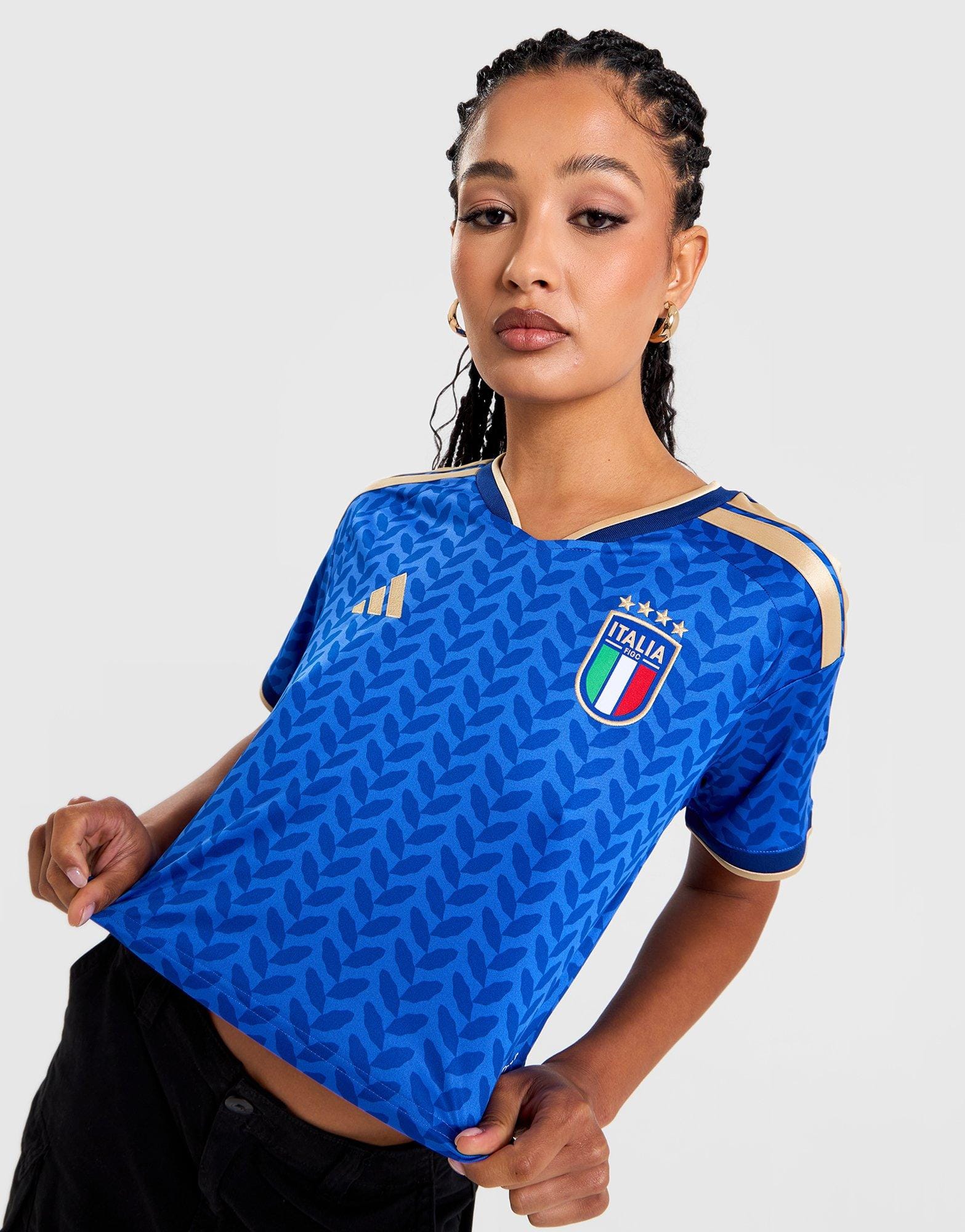 adidas Italy 26 Home Replica Cropped Jersey
