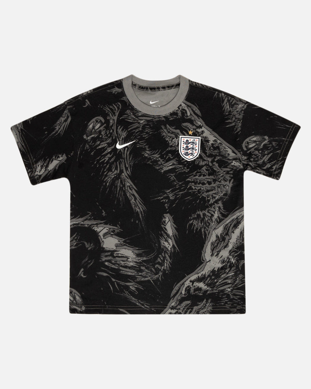 Nike Kids' England Soccer T - Shirt Dark Steel Grey