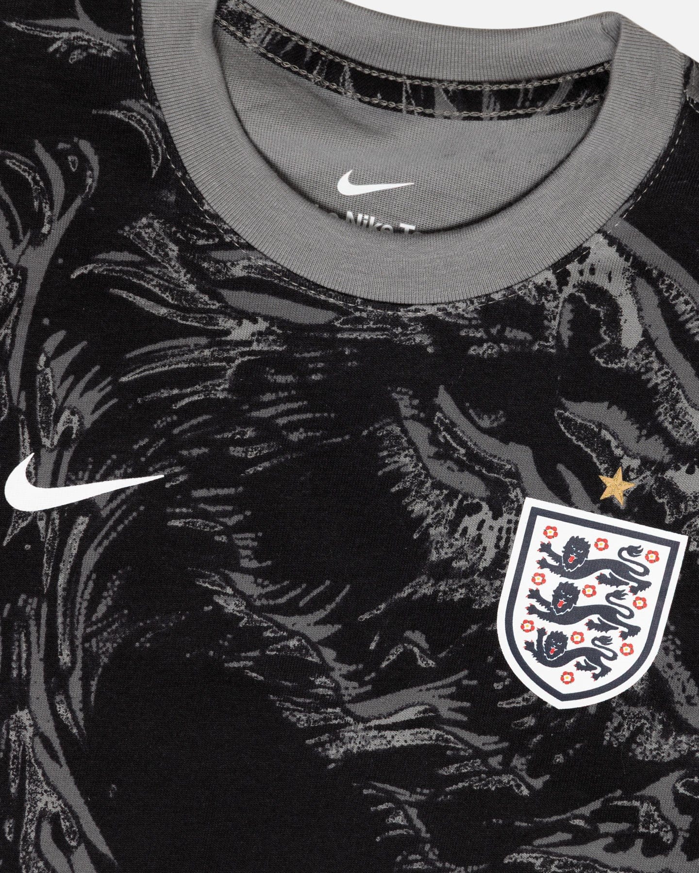 Nike Kids' England Soccer T - Shirt Dark Steel Grey