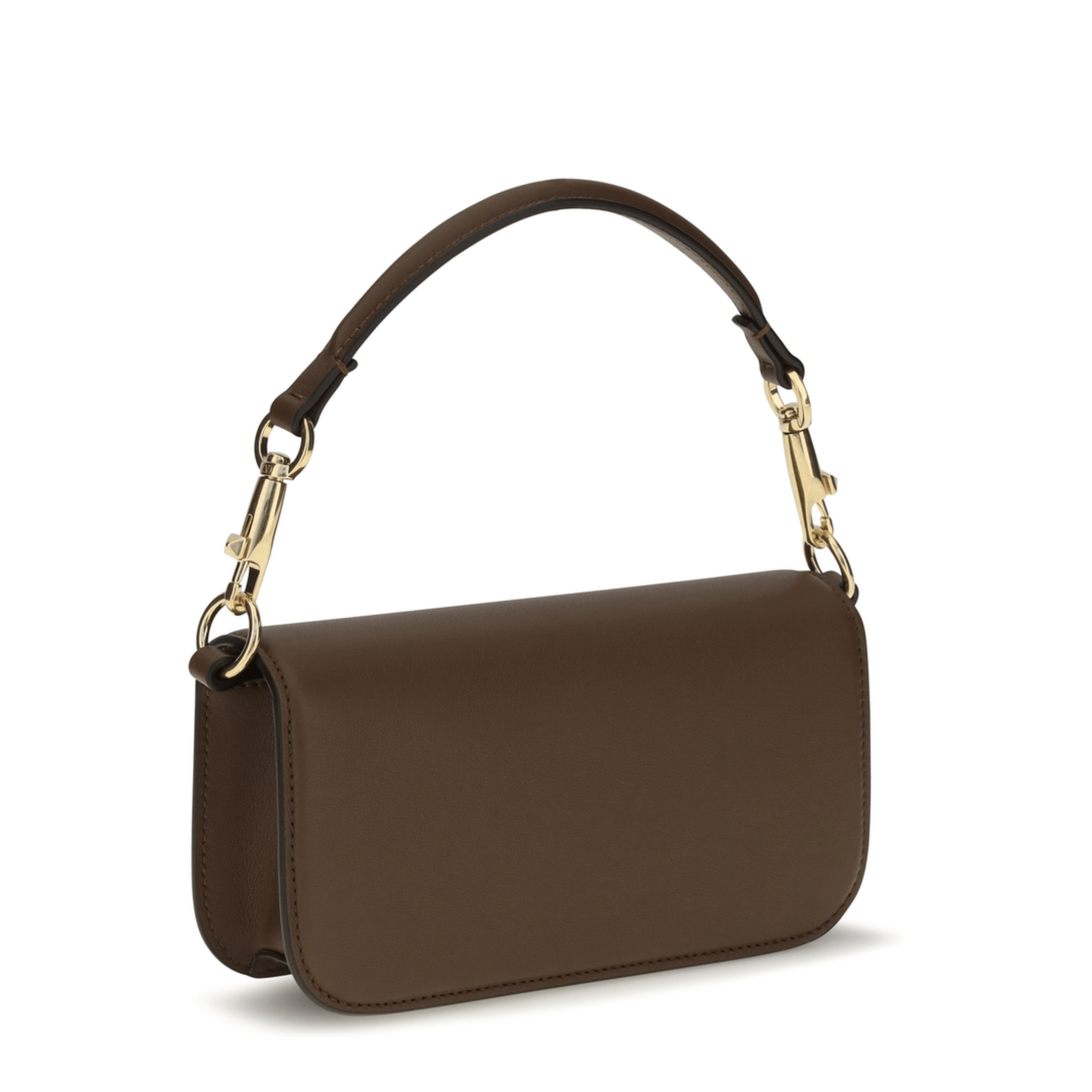 Valentino Locò Mini Calfskin Shoulder Bag - Brown