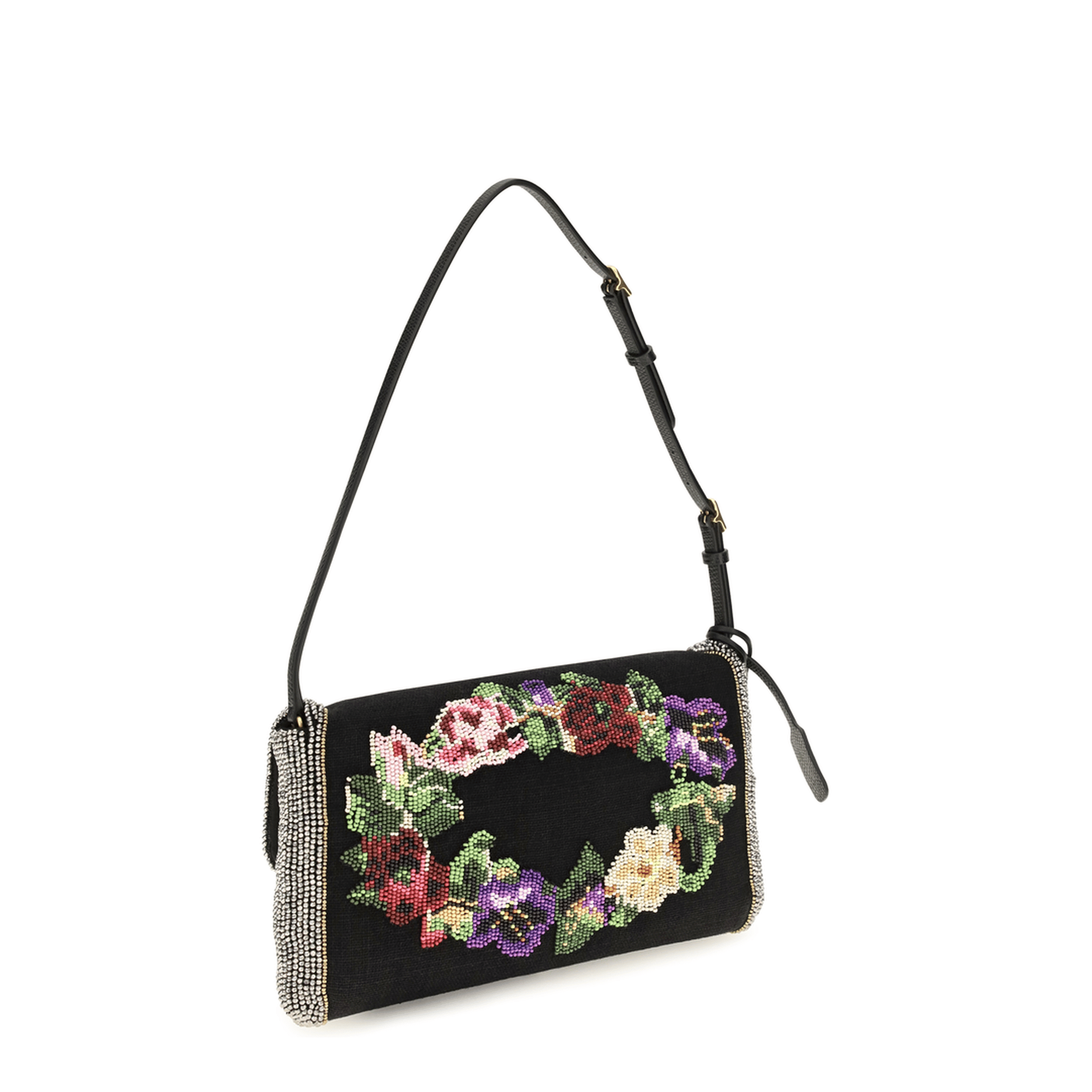 Valentino VLogo Signature Mini Denim Top - Handle Bag - Denim