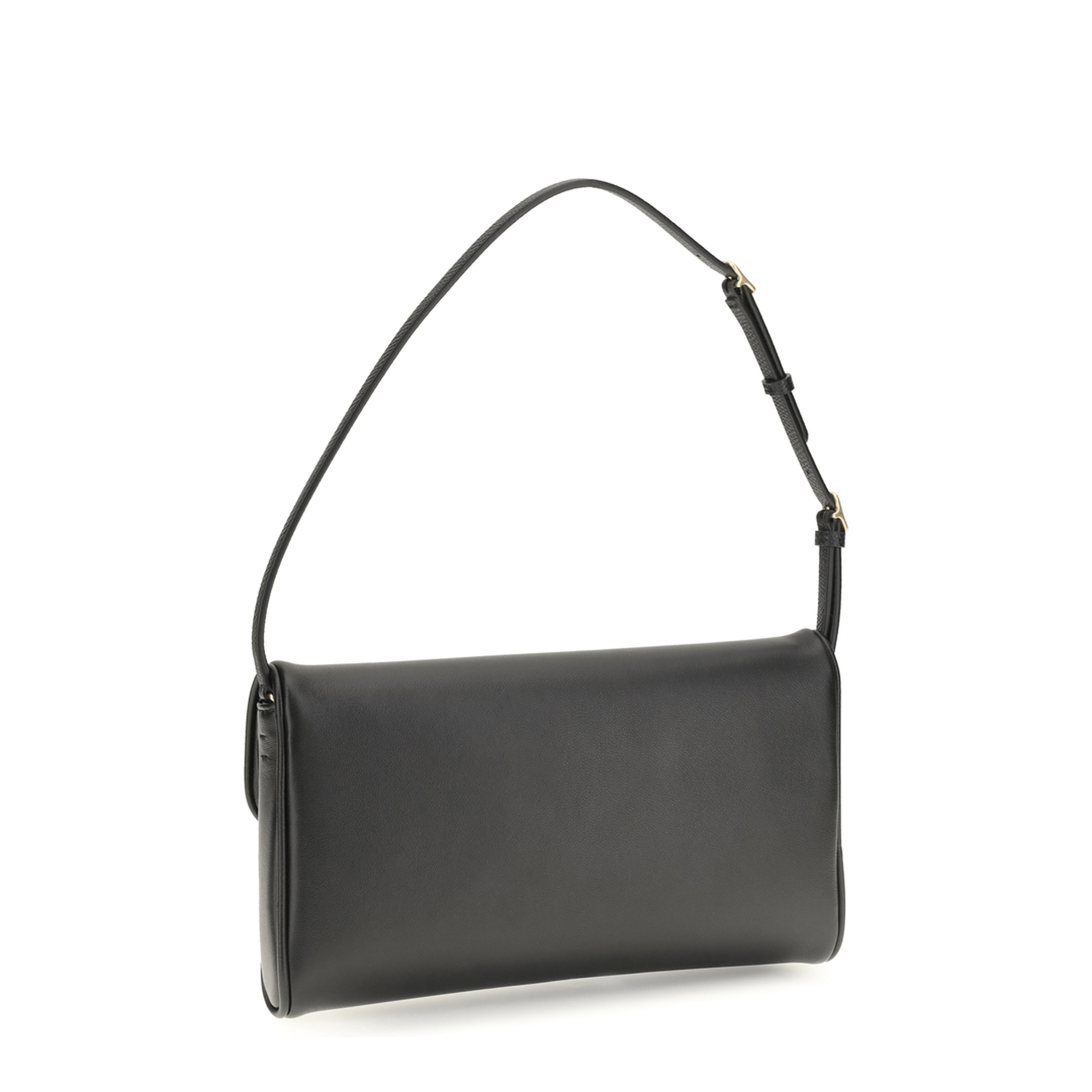 Valentino DeVain Small Calfskin Shoulder Bag - Black
