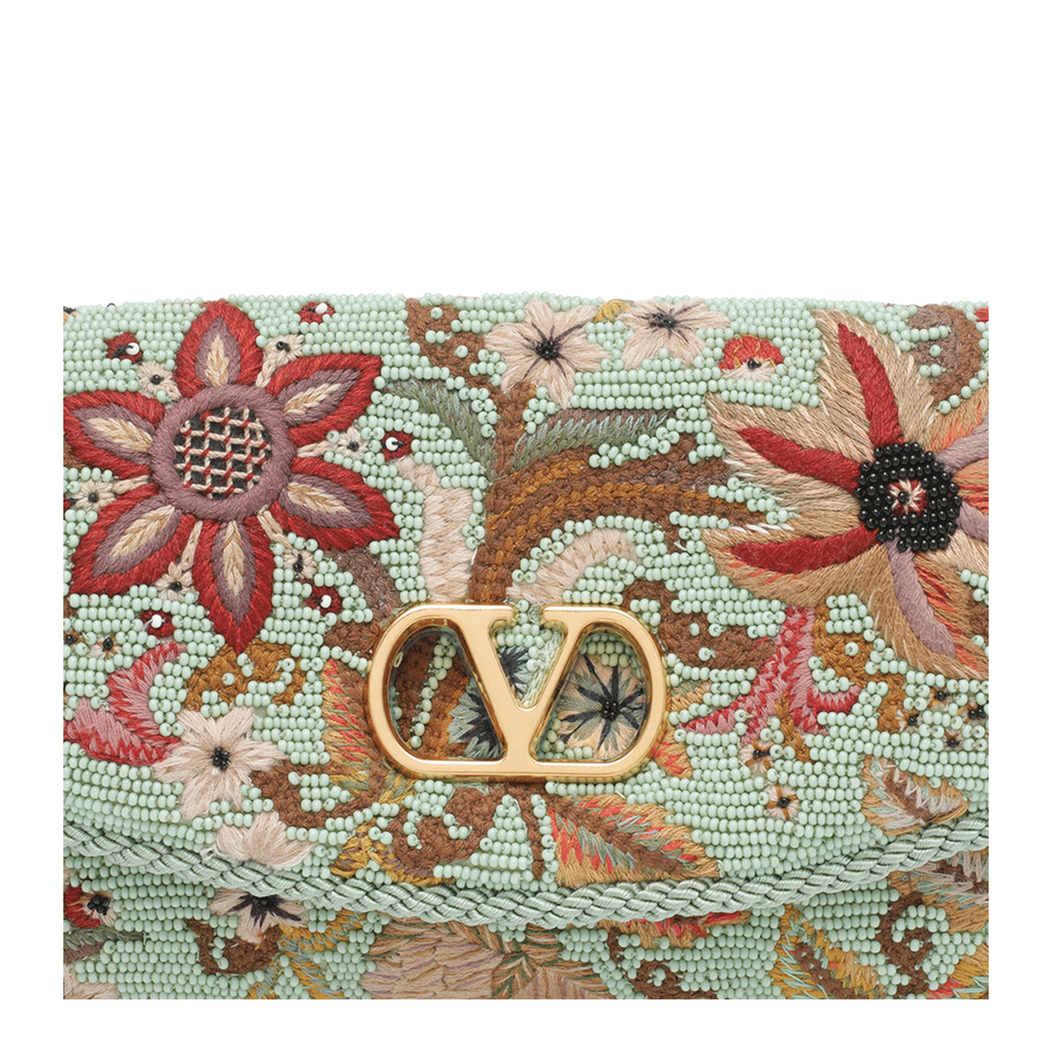 Valentino DeVain Small Leather Shoulder Bag - Multicolor
