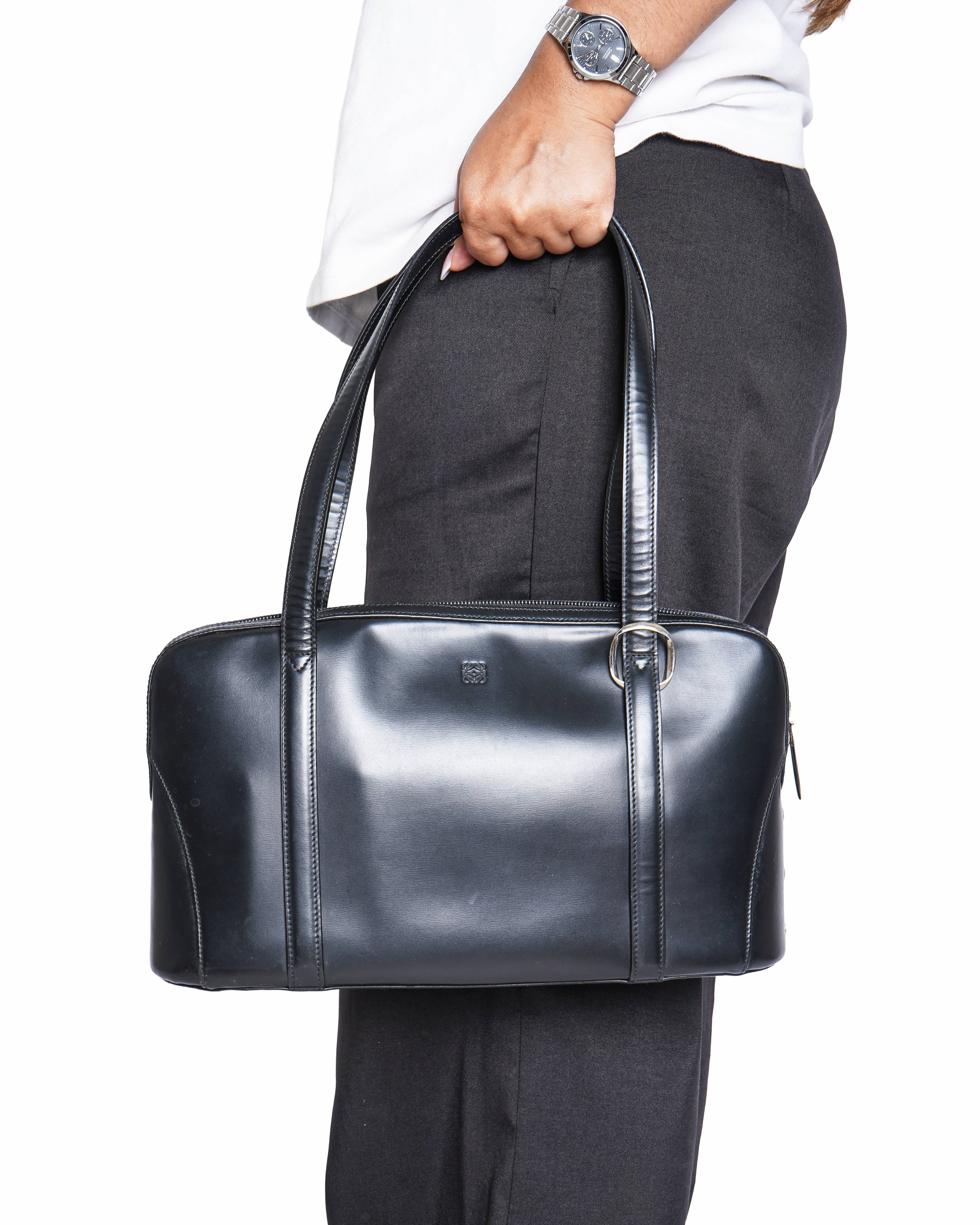 Loewe Vintage Black Box - Calf Shoulder Bag