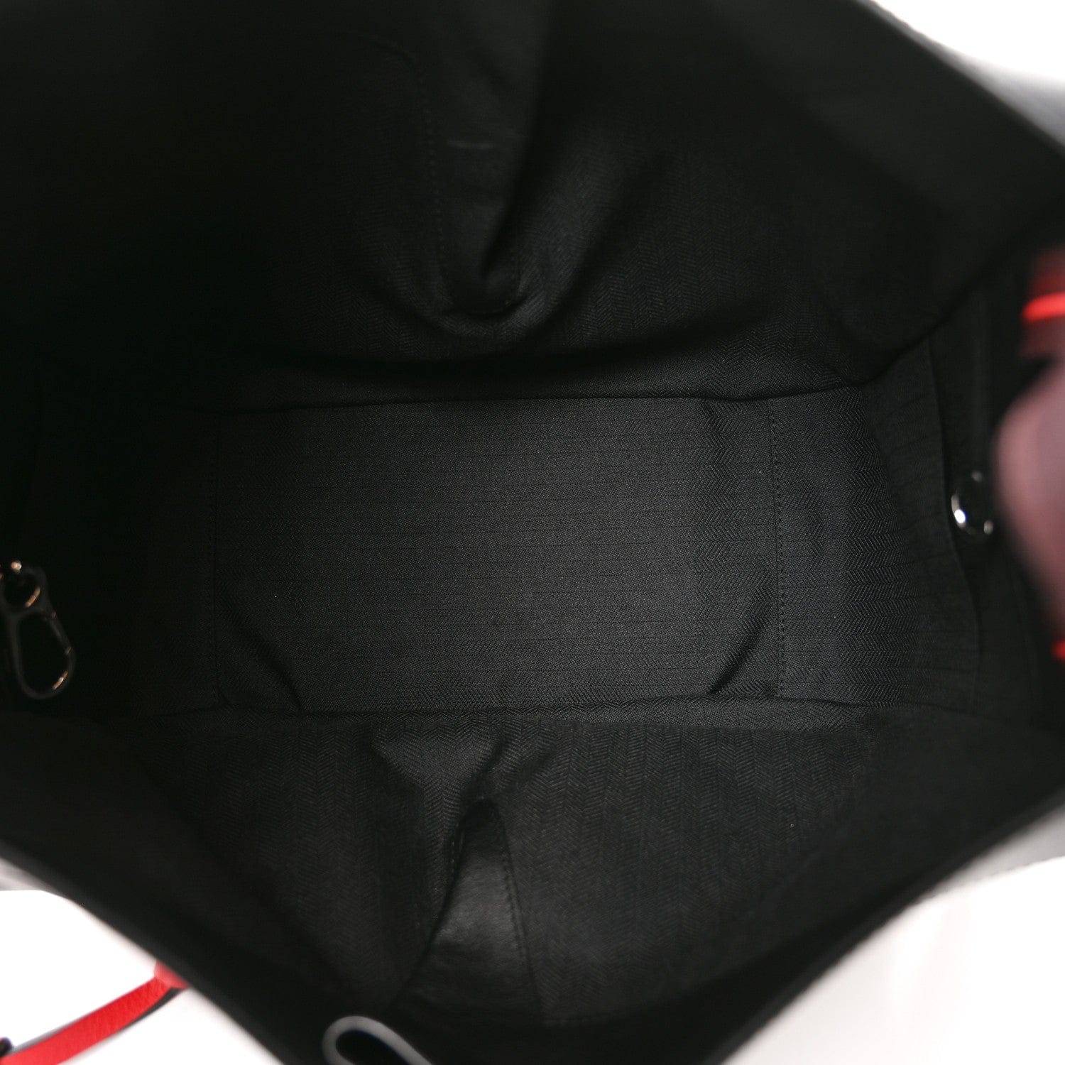 Loewe Calfskin Circle Medium Hammock Shoulder Bag Black Red