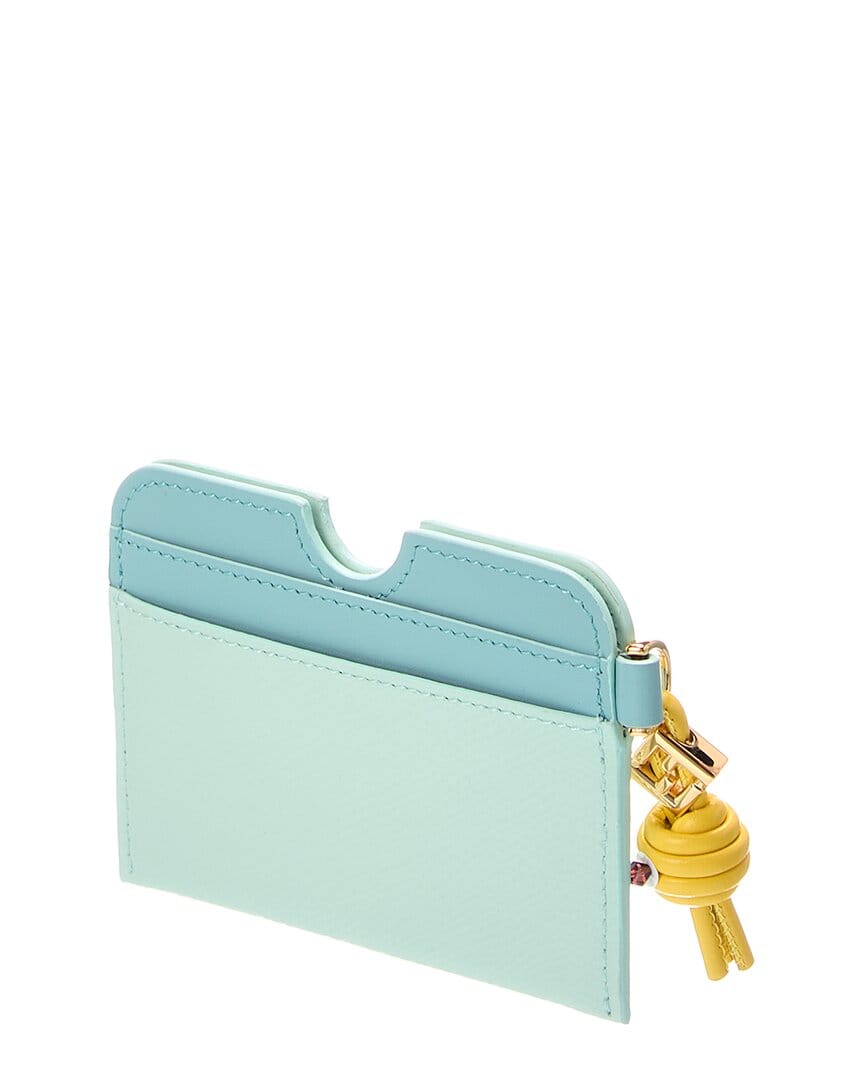 Fendi Ff Diamond Leather Card Case