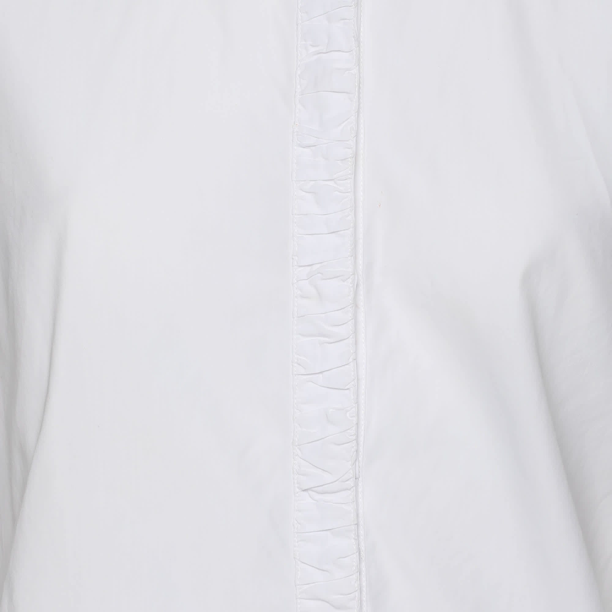 Burberry Brit White Cotton Button Front Top
