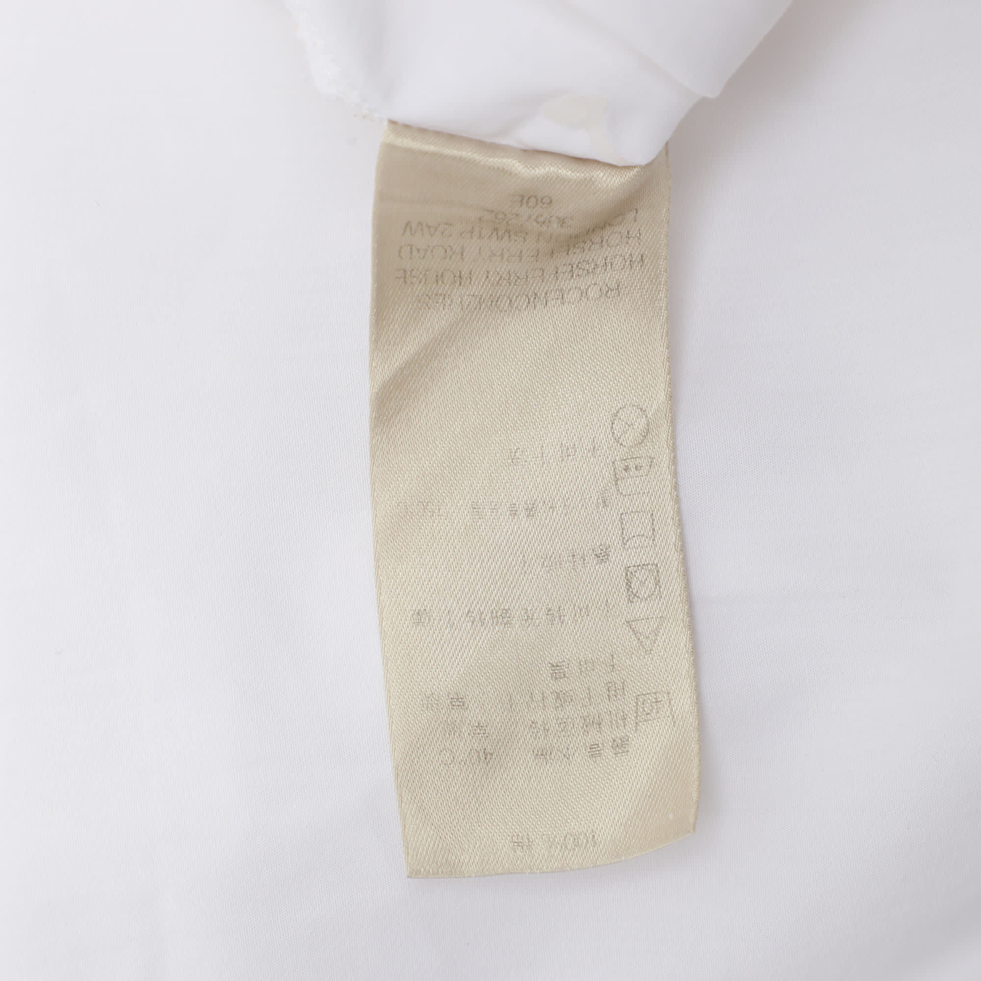 Burberry Brit White Cotton Button Front Top