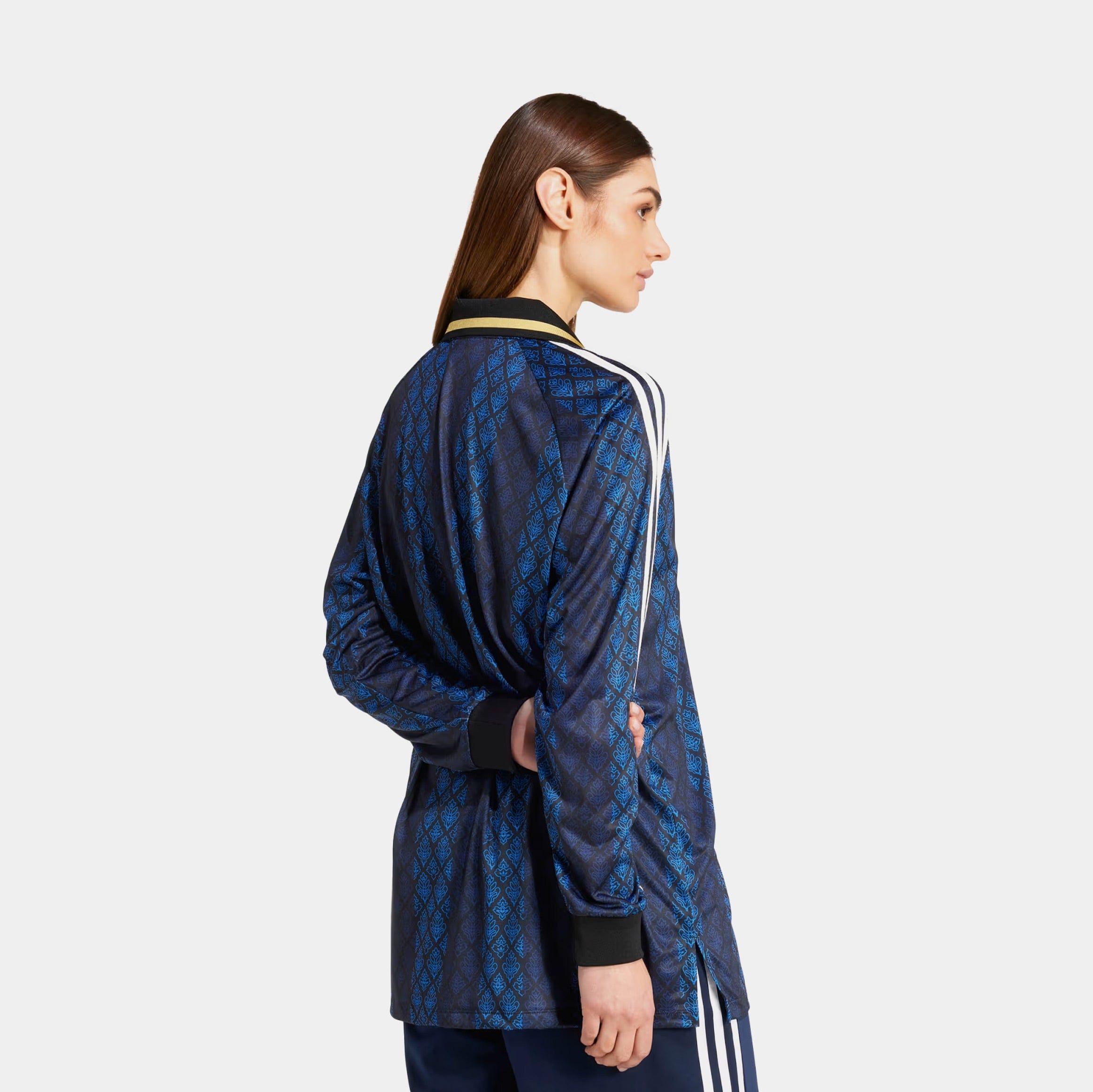 adidas Originals Retro Cricket Womens Jersey (Black/Night Indigo)