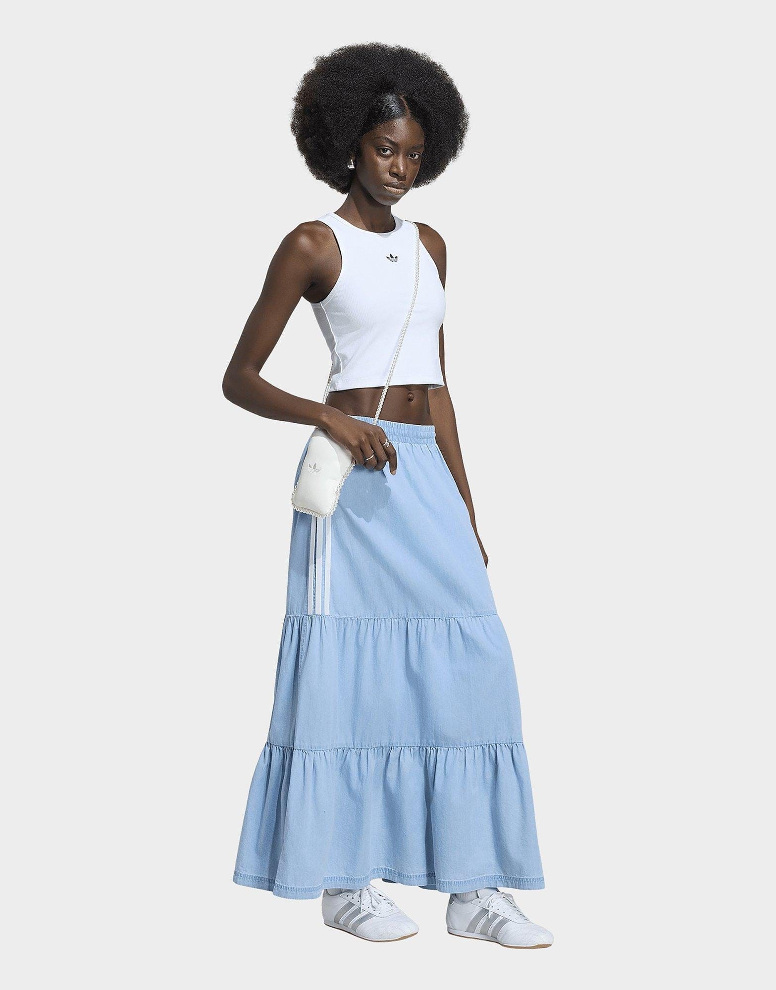 adidas Denim Long Skirt