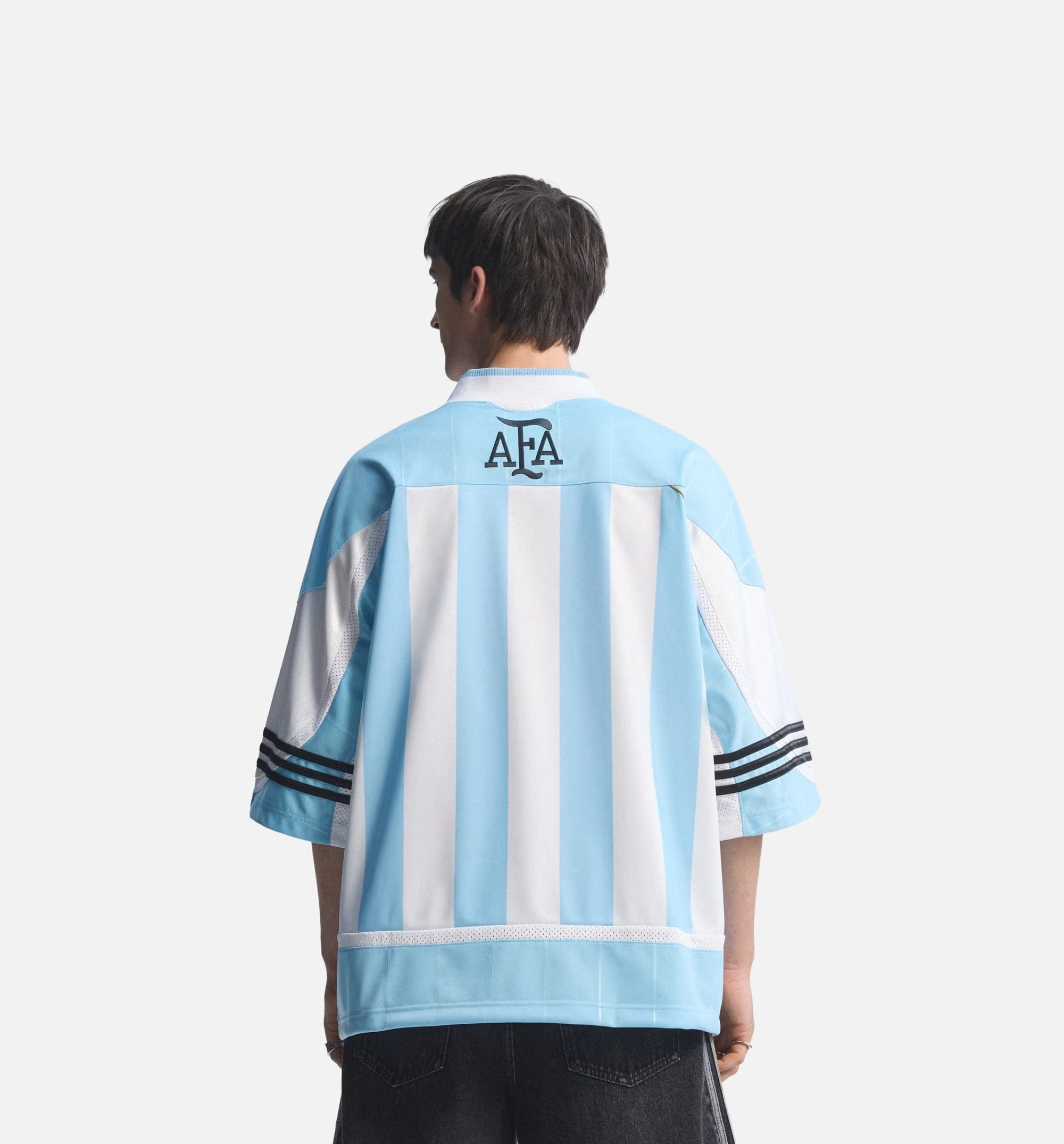 adidas Bringback Remixed Argentina Mens Jersey - Clear Blue/White/Black