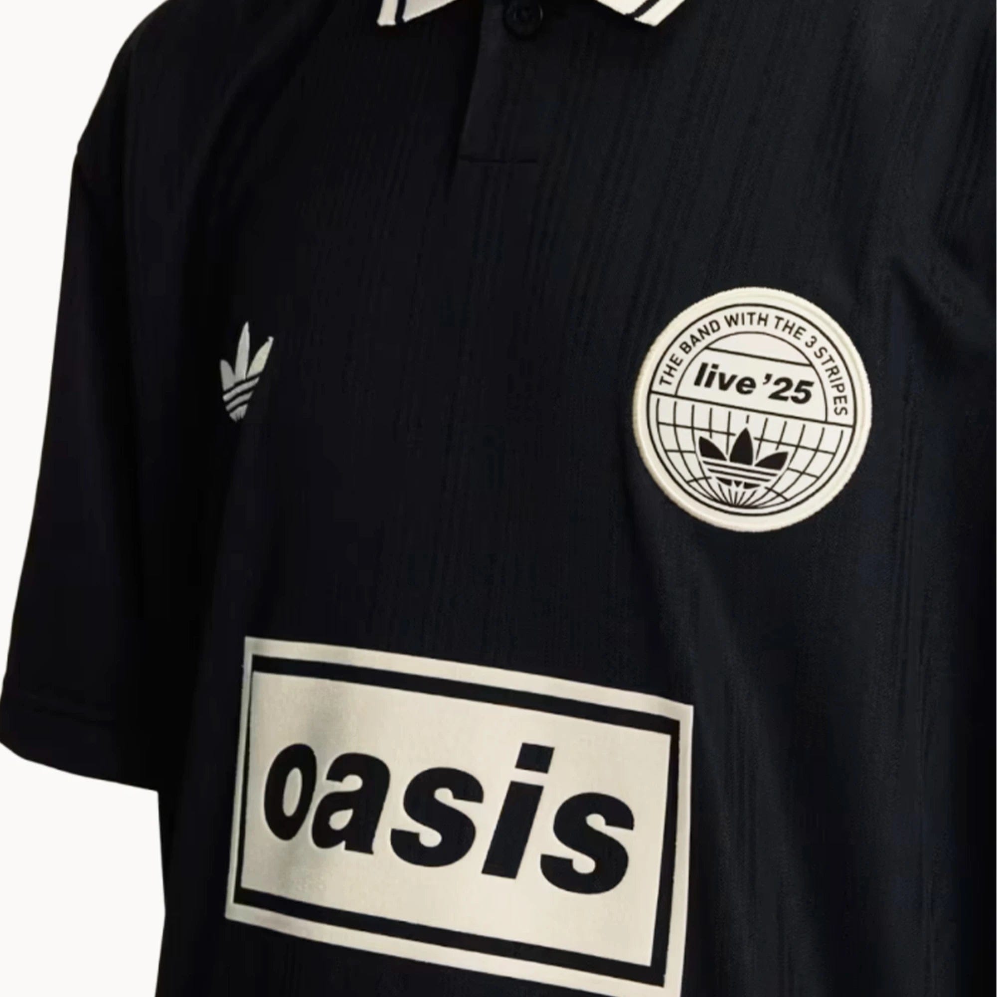 adidas x Oasis Tour Jacquard Jersey Black (2025)