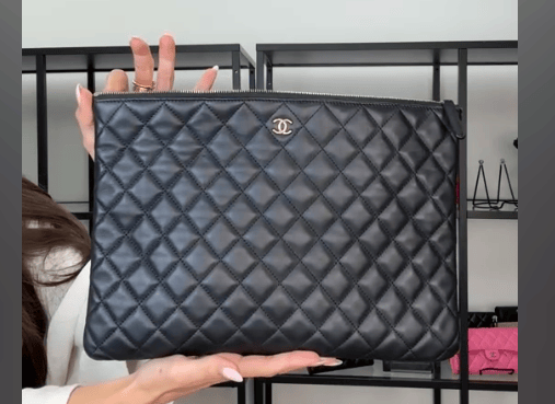 Chanel C26030580 Chanel Pouch Black Lambskin