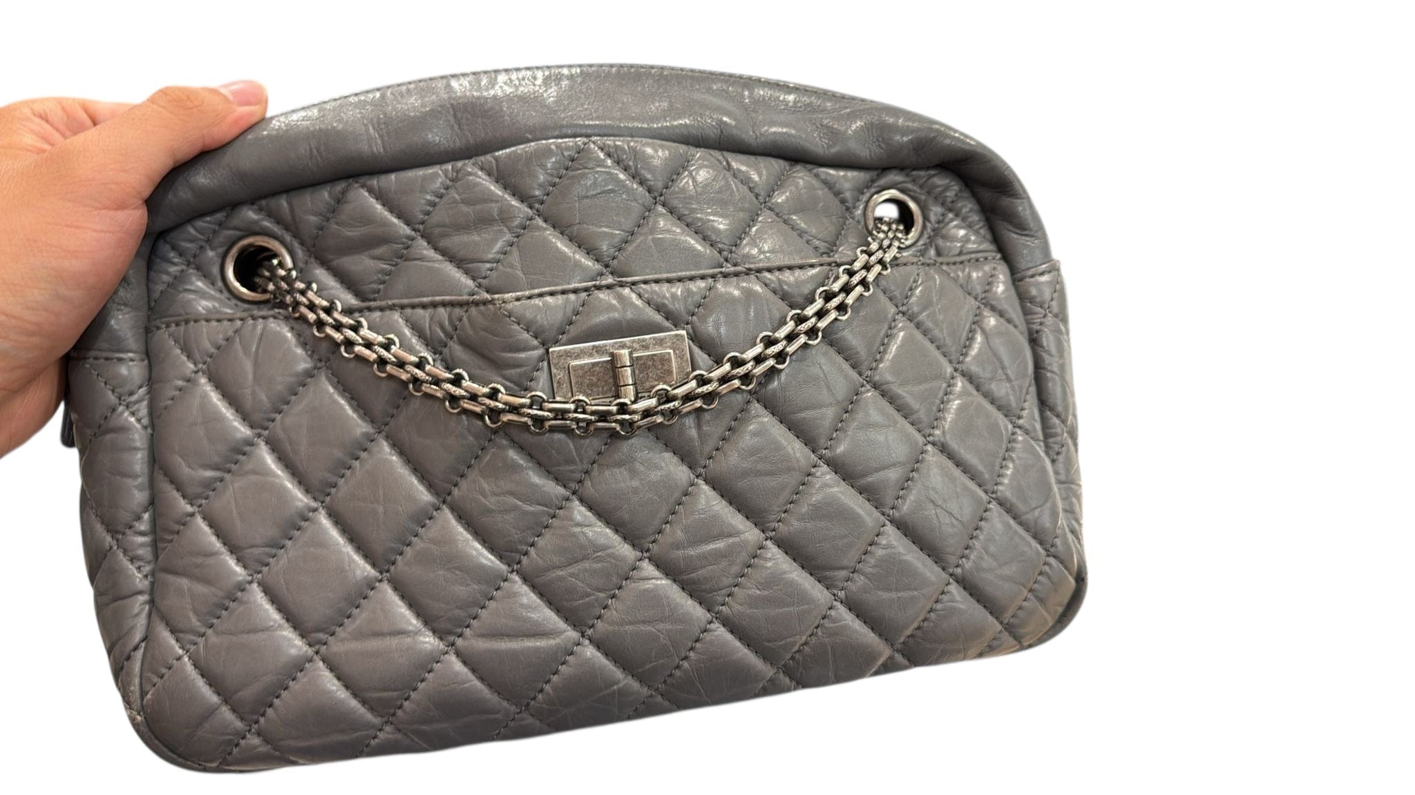 Chanel Re - Issue Grey Camera Bag