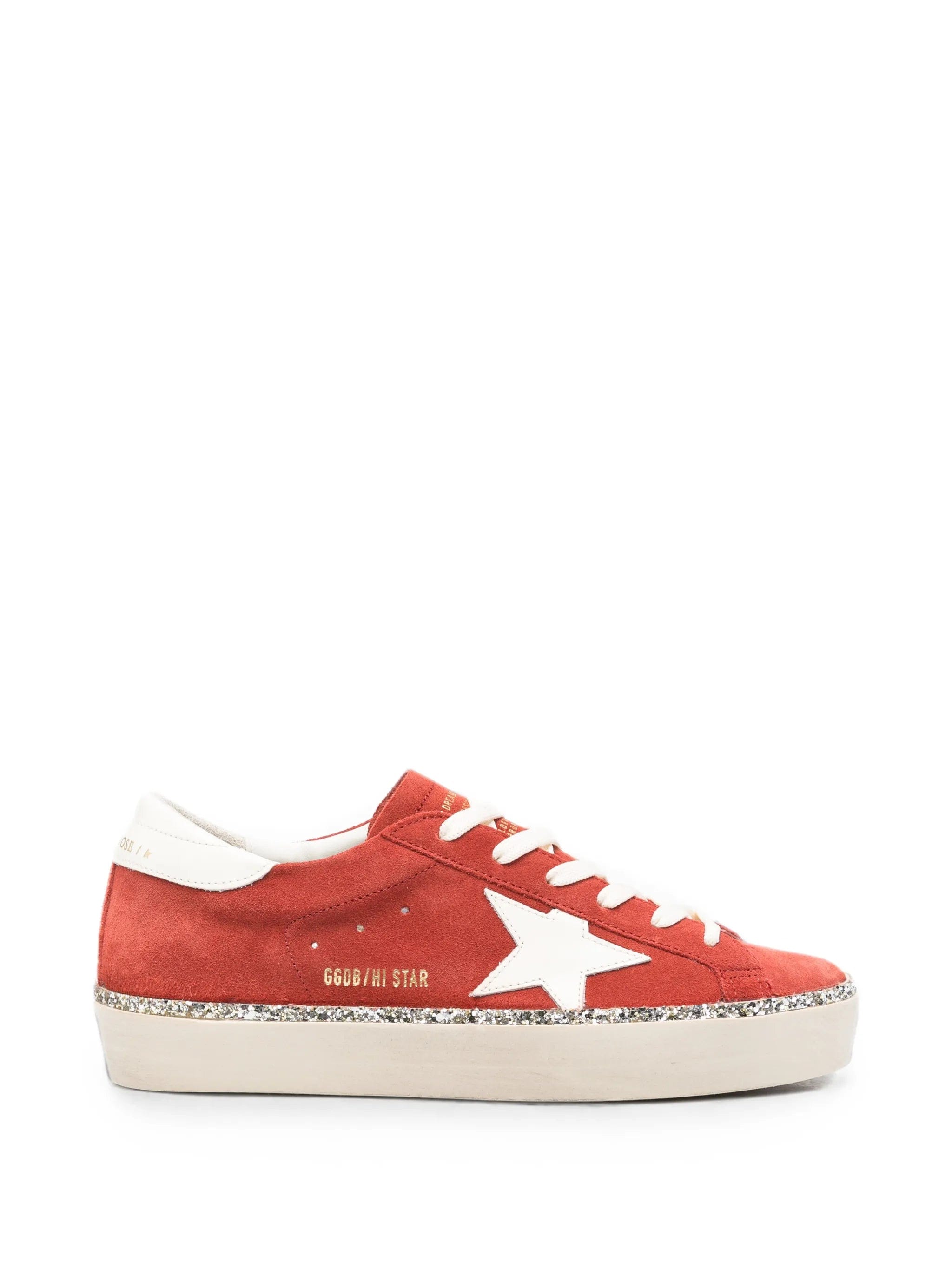 Golden Goose Hi Star glitter - trim sneakers