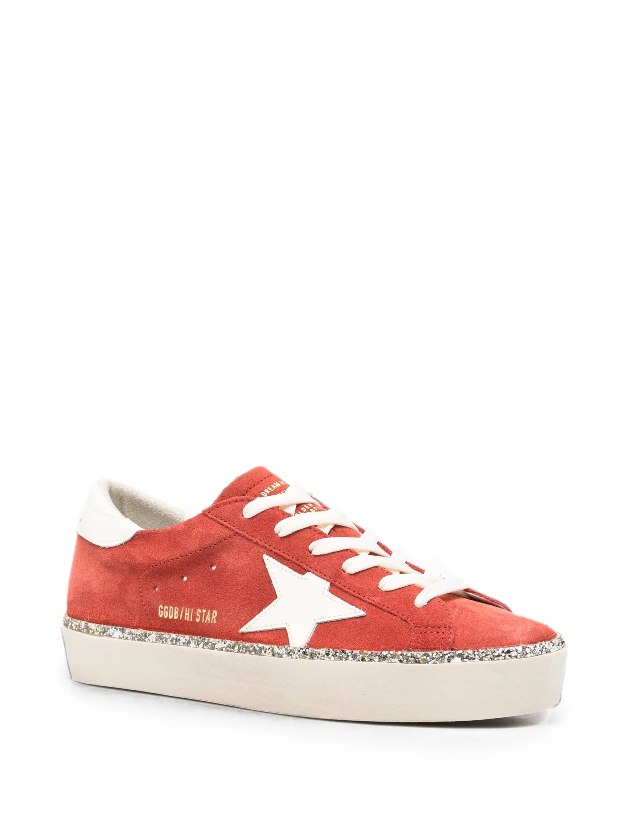Golden Goose Hi Star glitter - trim sneakers