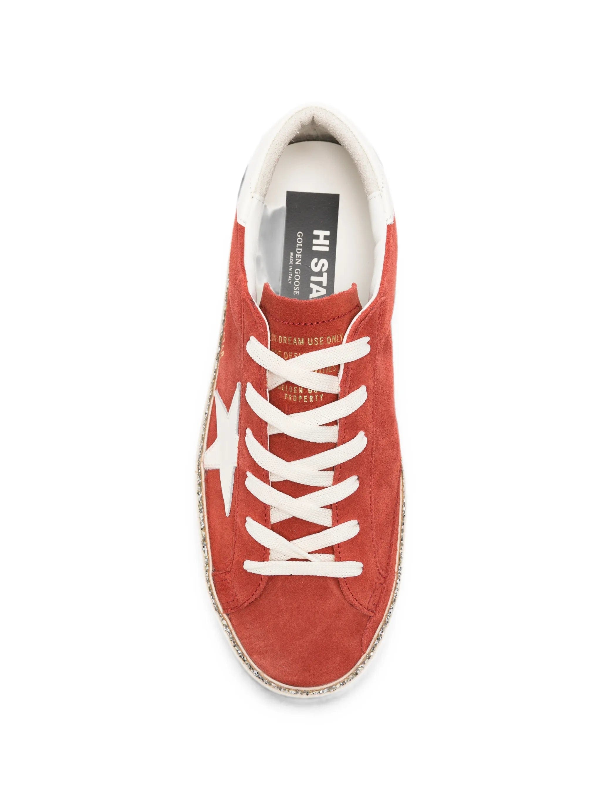 Golden Goose Hi Star glitter - trim sneakers