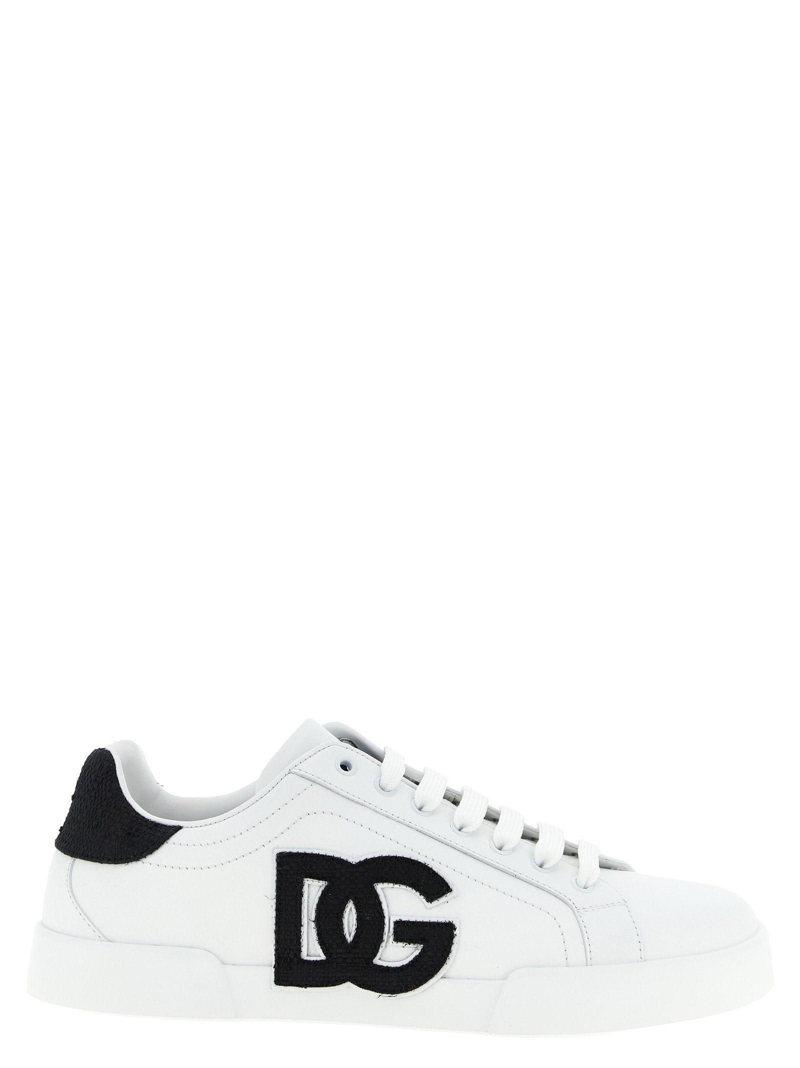 Dolce & Gabbana Portofino Light Strobel Sneaker — White