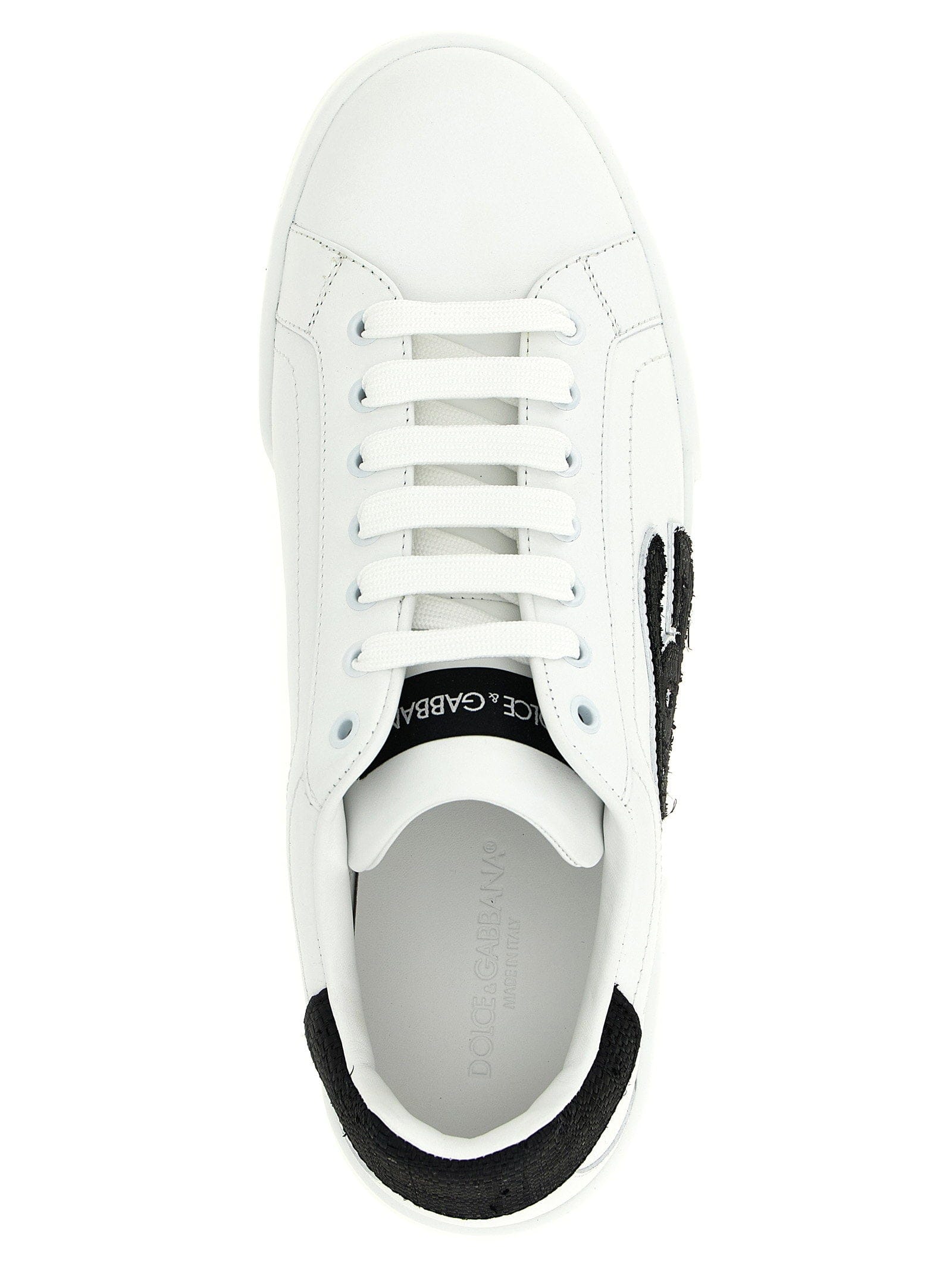 Dolce & Gabbana Portofino Light Strobel Sneaker — White