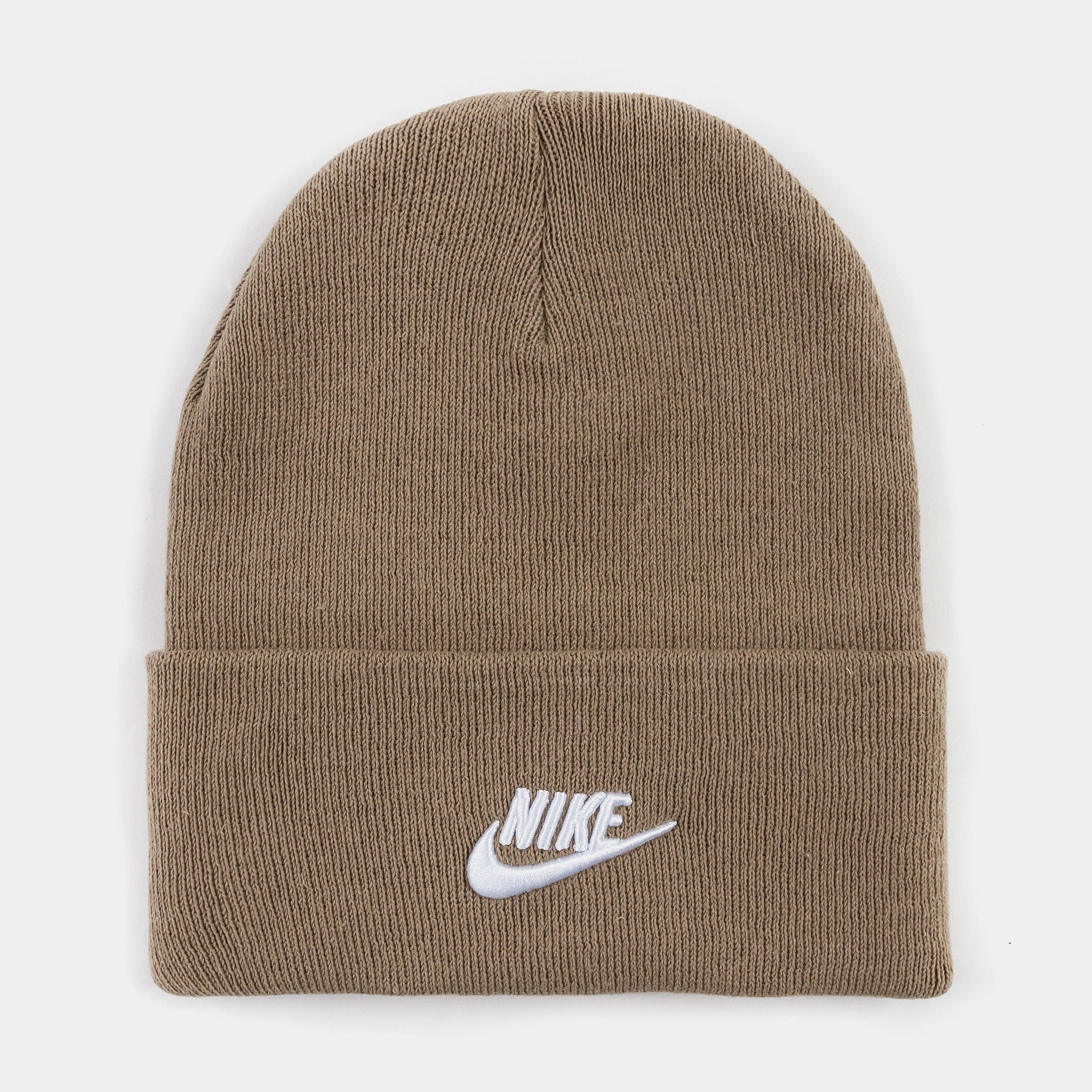 Nike Peak Tall Cuff Futura Beanie Mens Hat (Beige)