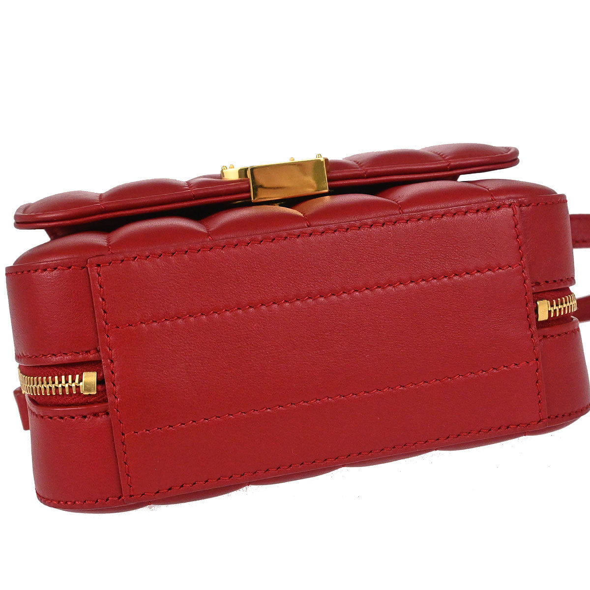 Saint Laurent Red Vicky Camera Bag Shoulder Bag