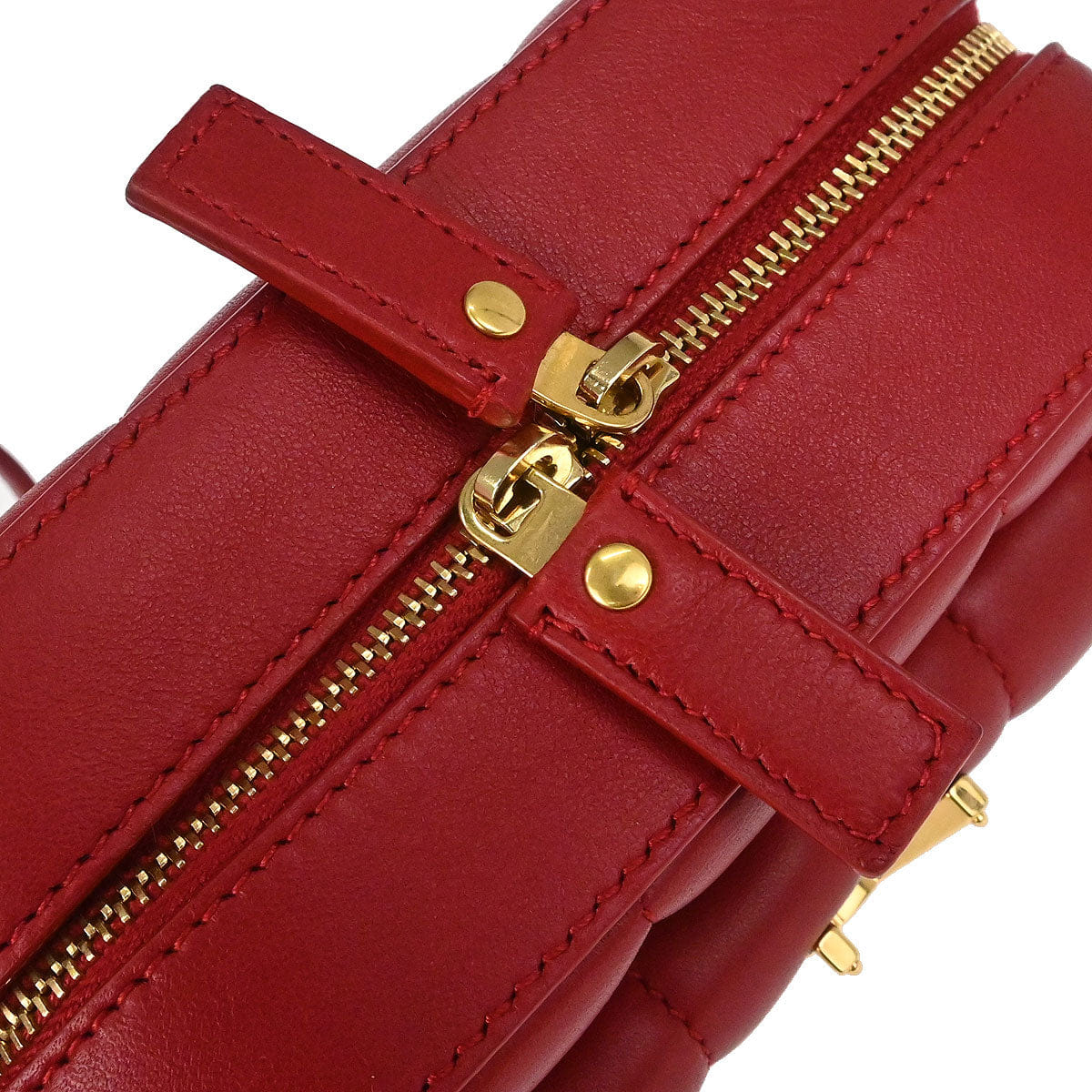 Saint Laurent Red Vicky Camera Bag Shoulder Bag