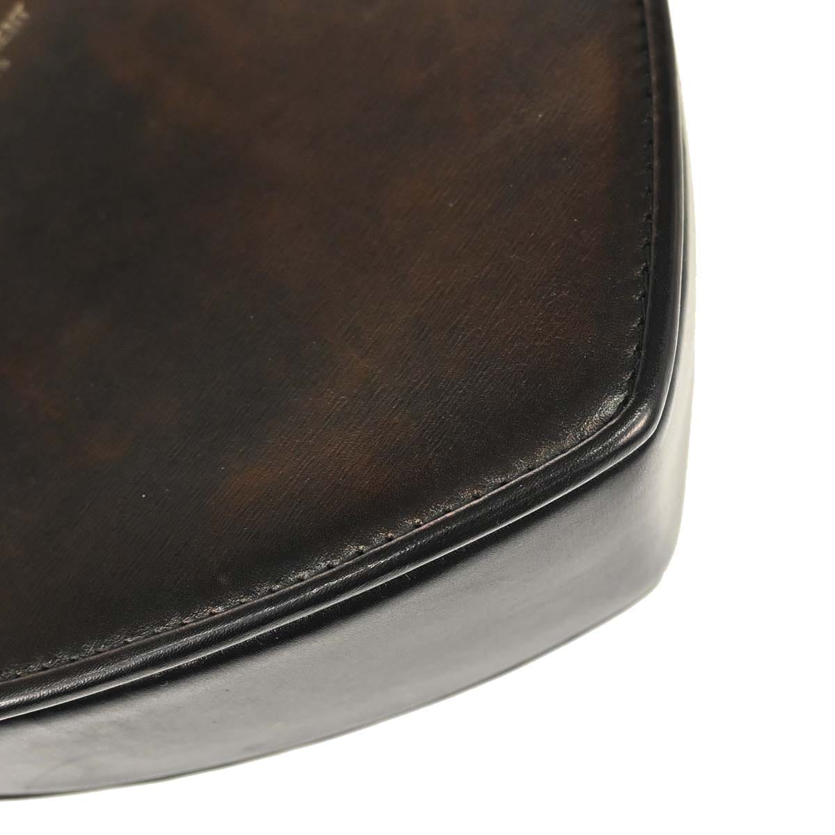 Saint Laurent Black Leather Love Heart Shoulder Bag