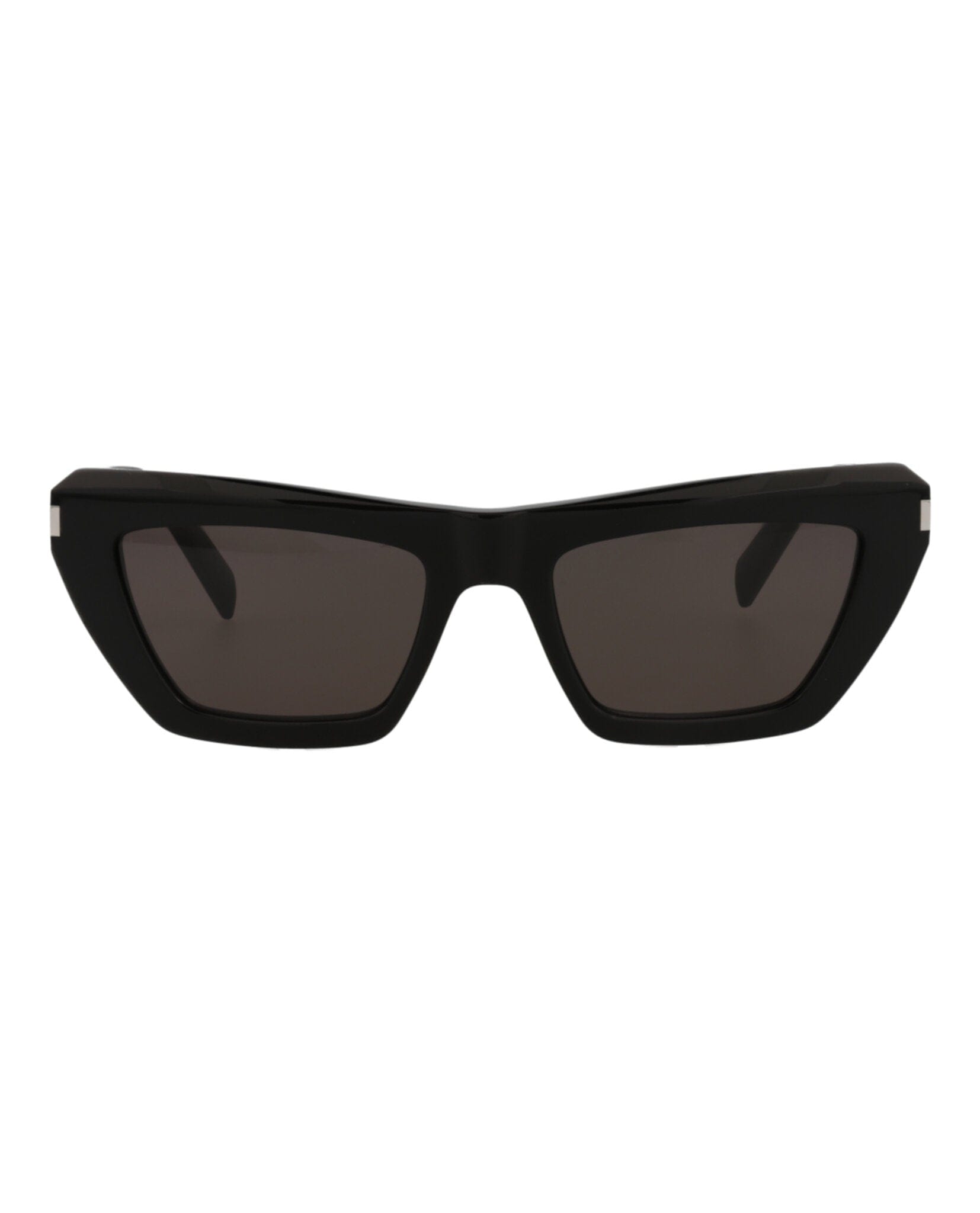 Saint Laurent Womens Square/Rectangle Black Black Black Fashion Designer Eyewear