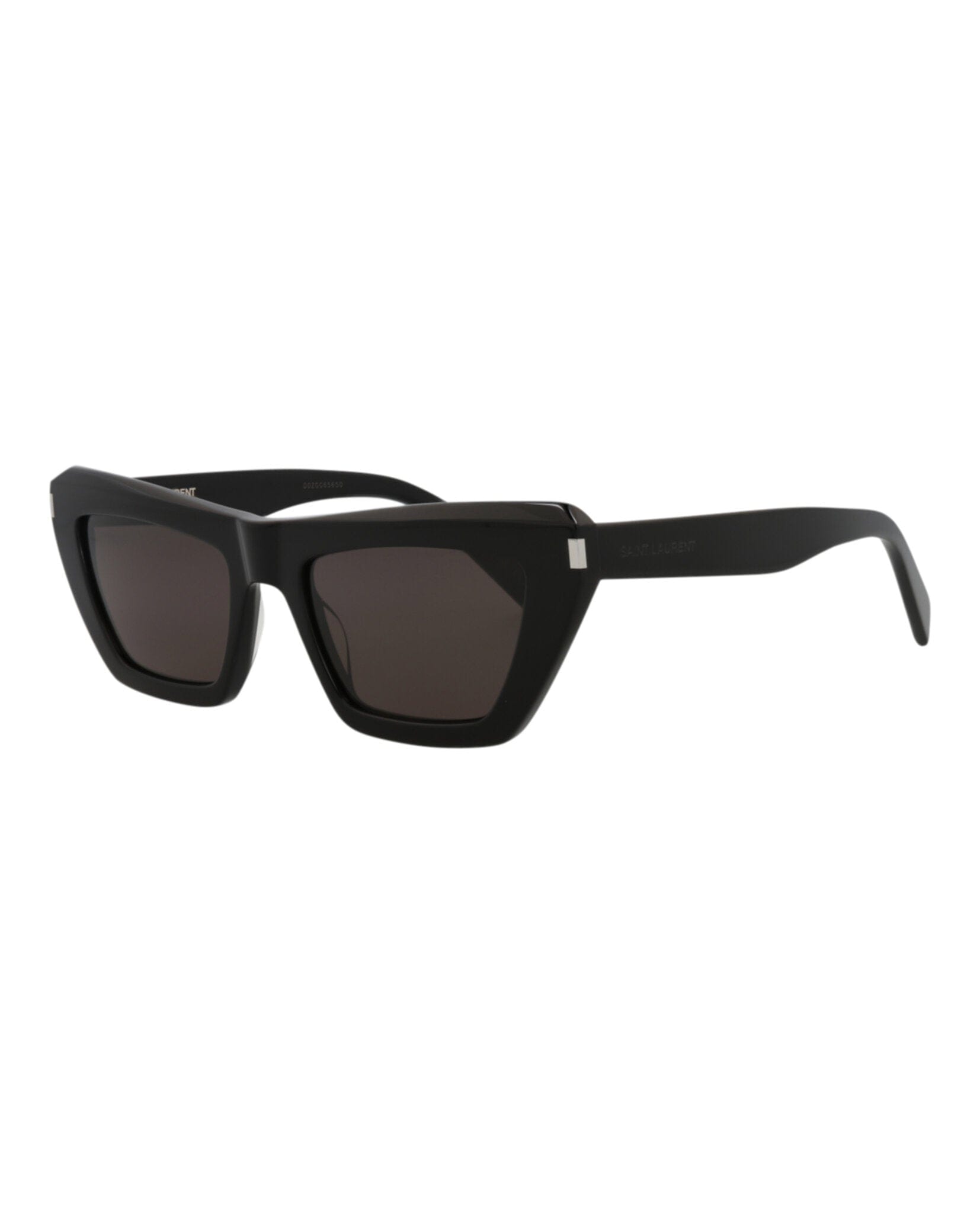 Saint Laurent Womens Square/Rectangle Black Black Black Fashion Designer Eyewear