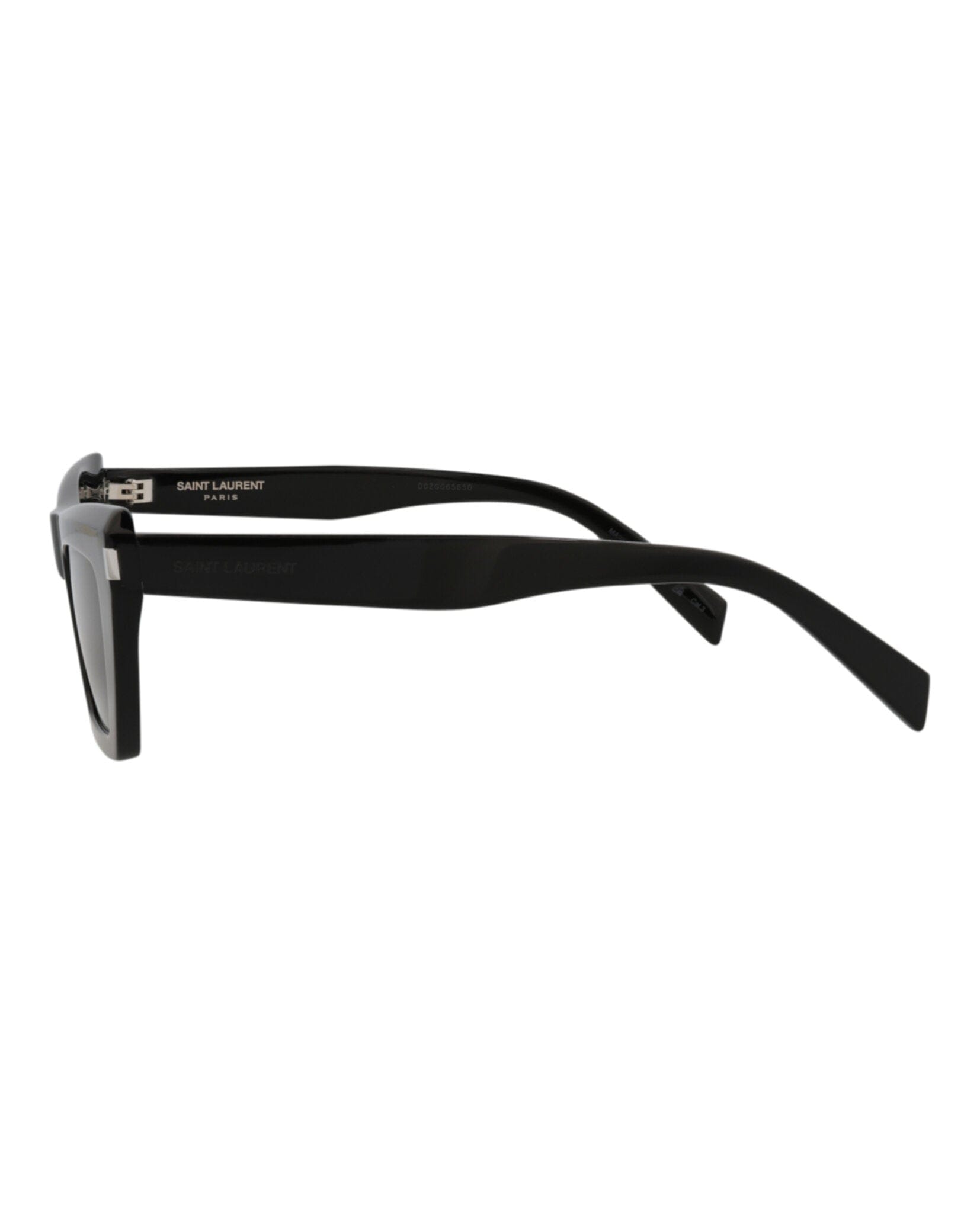 Saint Laurent Womens Square/Rectangle Black Black Black Fashion Designer Eyewear